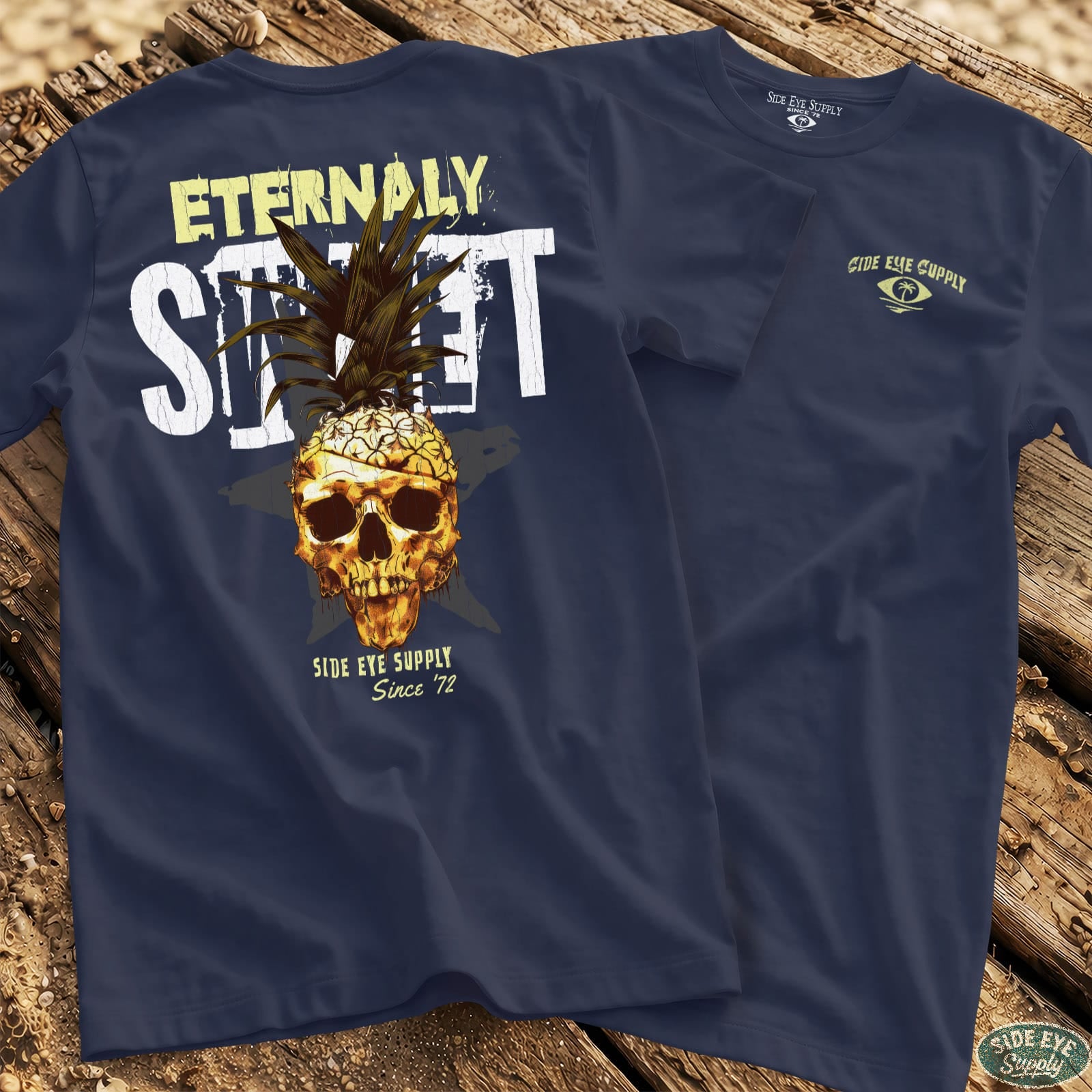 Eternally Sweet Tee Navy / S - by Side Eye Supply - Surf Beach Life Apparel
