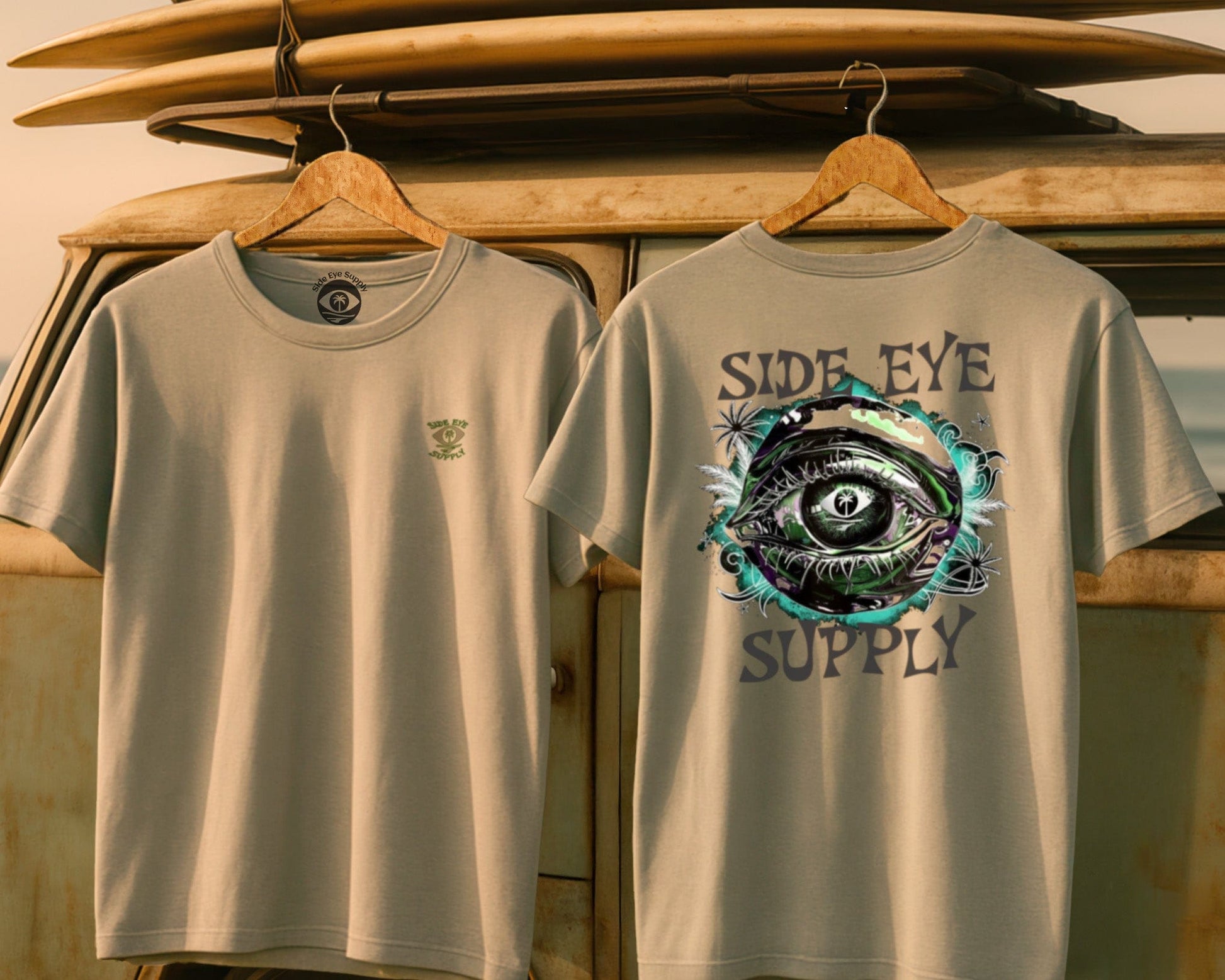 Eye Of The Storm Sand / S - by Side Eye Supply - Surf Beach Life Apparel