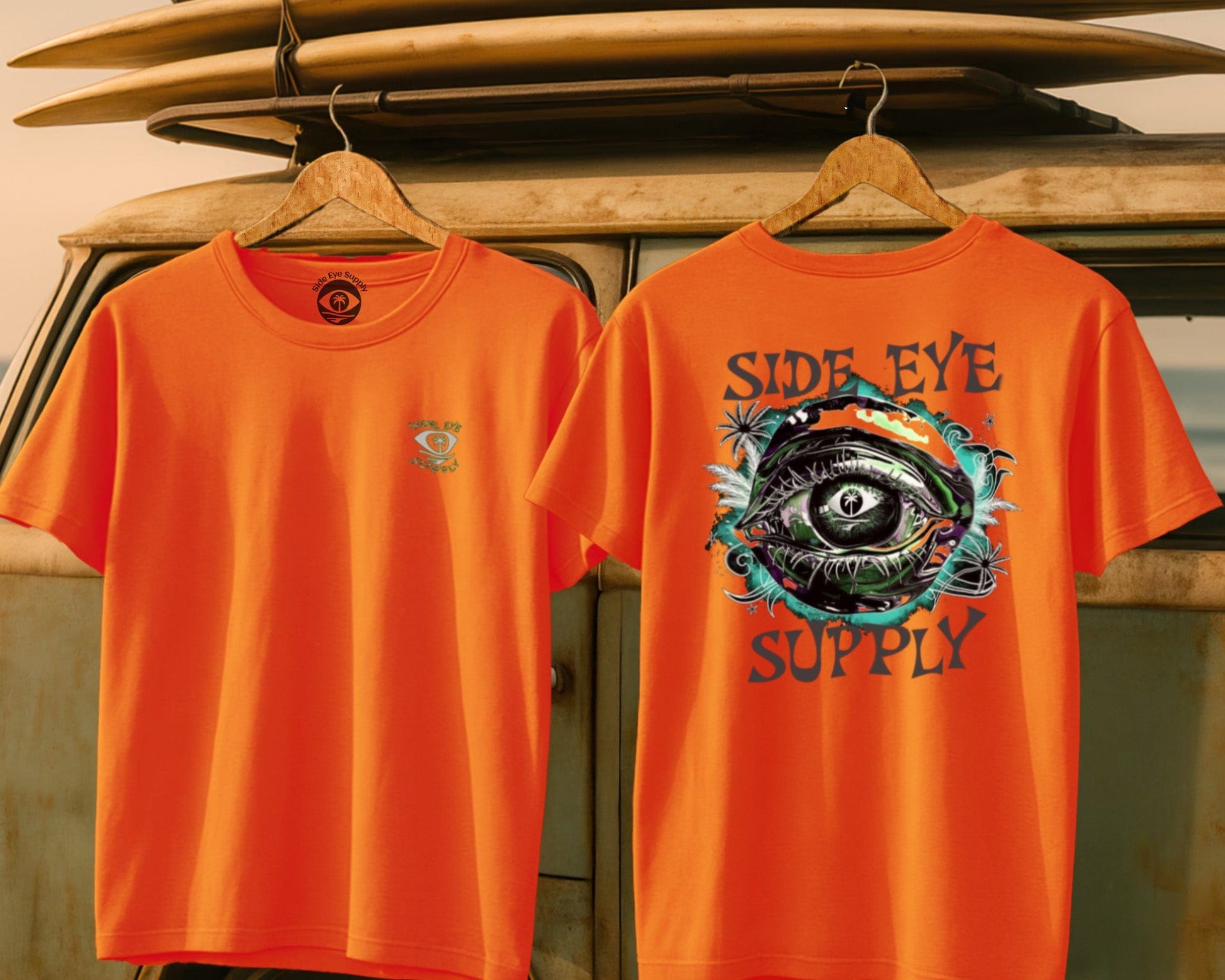 Eye Of The Storm Orange / S - by Side Eye Supply - Surf Beach Life Apparel