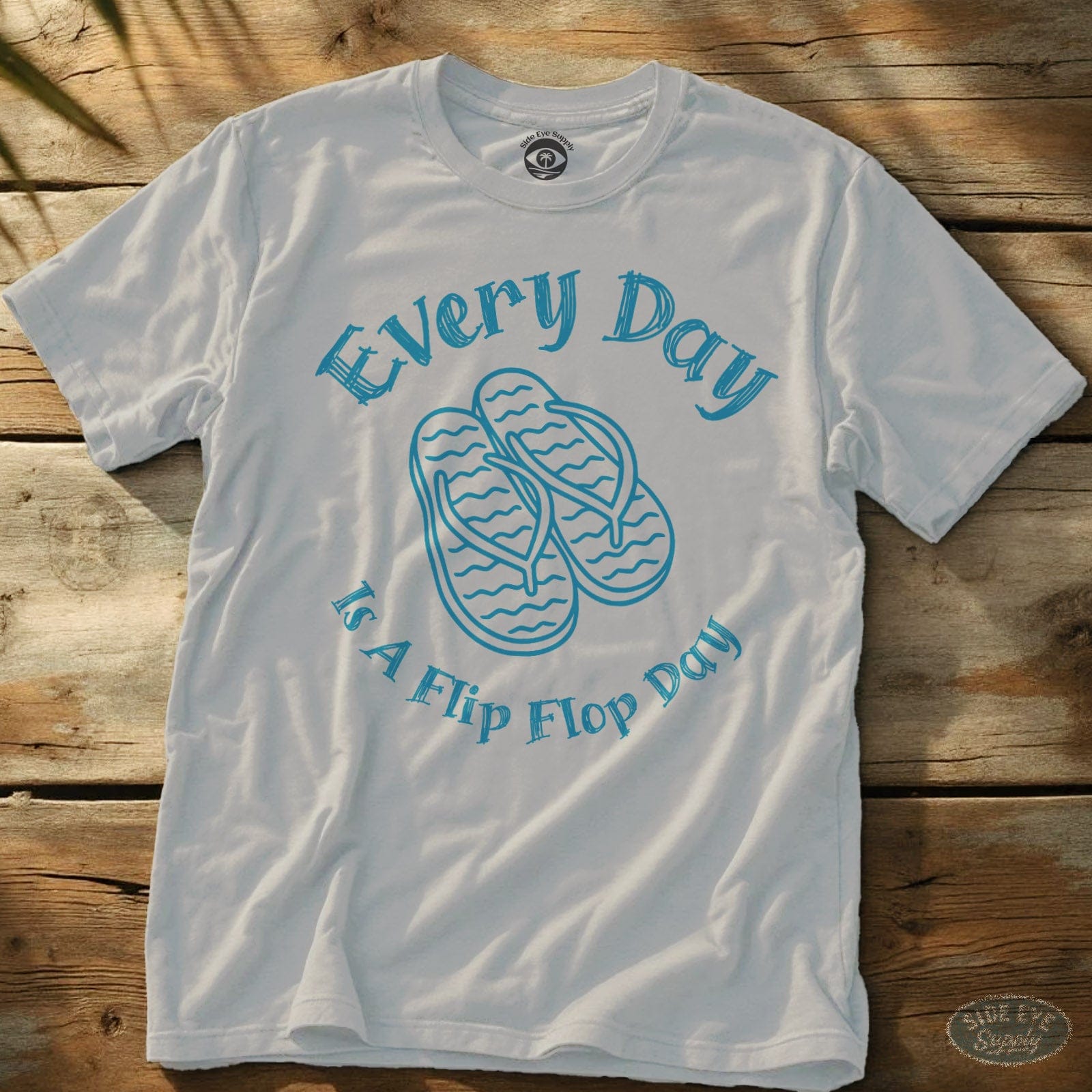 Flip Flop Day Tee White / S - by Side Eye Supply - Surf Beach Life Apparel