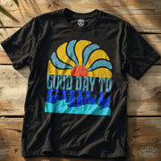 Good Day to Chill Tee Black / S - by Side Eye Supply - Surf Beach Life Apparel