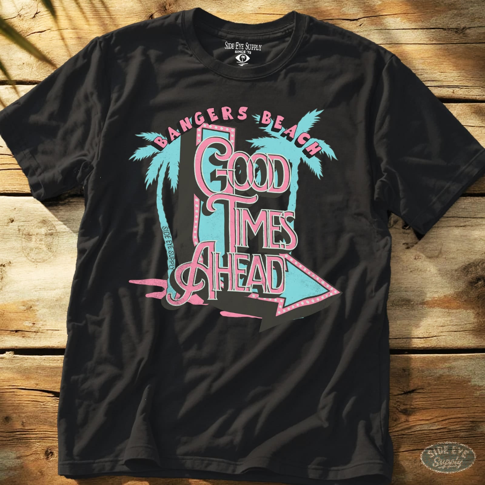 Good Times Beach Black / S - by Side Eye Supply - Surf Beach Life Apparel