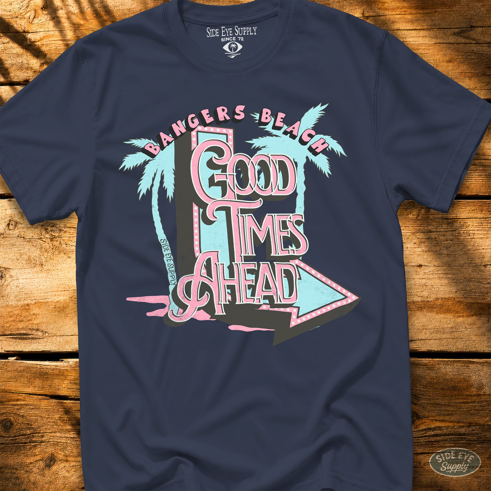 Good Times Beach Navy / S - by Side Eye Supply - Surf Beach Life Apparel