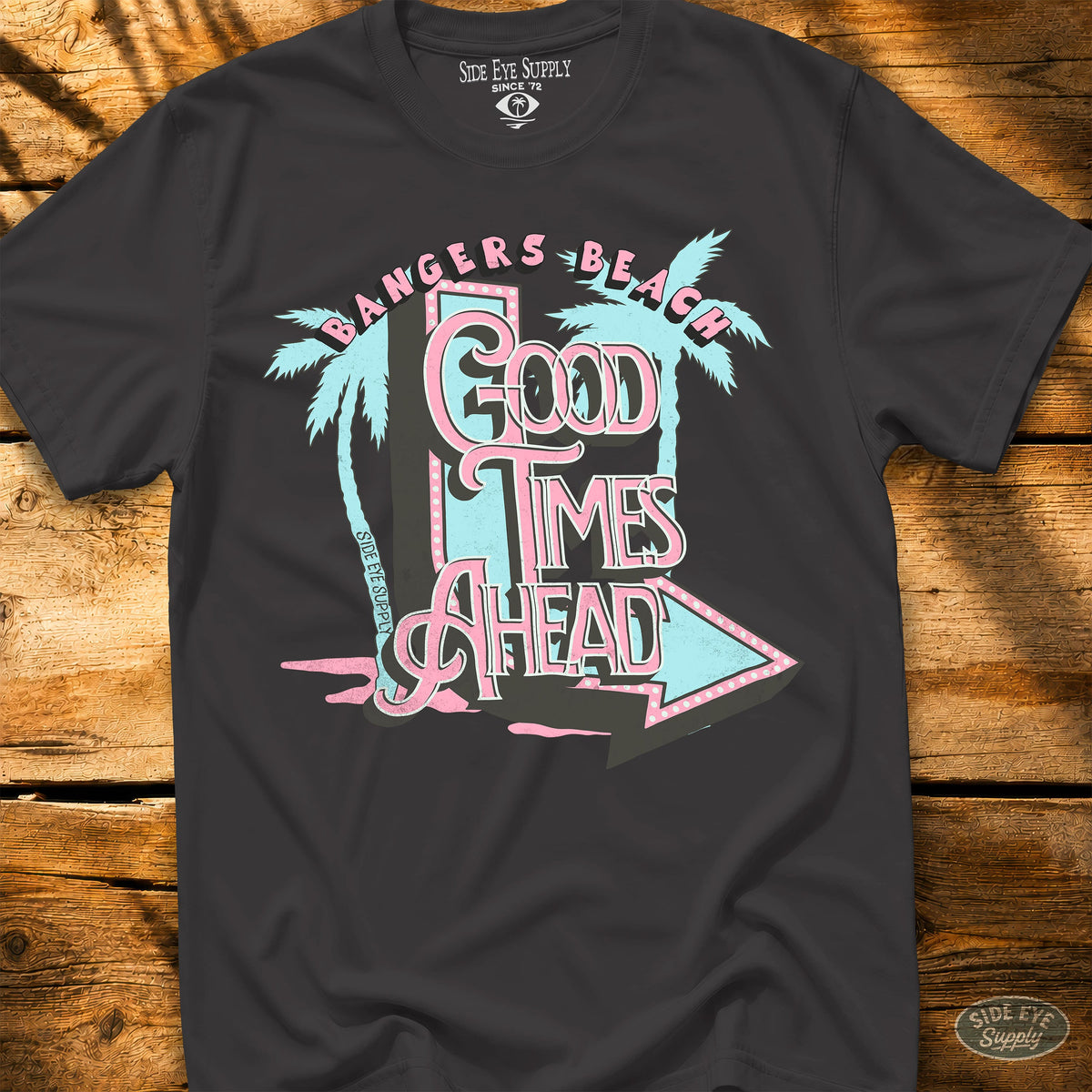 Good Times Beach Black / S - by Side Eye Supply - Surf Beach Life Apparel