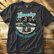 Grooving Tee Charcoal / S - by Side Eye Supply - Surf Beach Life Apparel