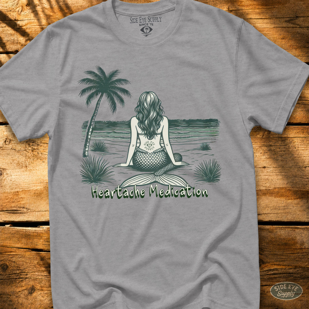 Heartache Medication Tee Sport Grey / S - by Side Eye Supply - Surf Beach Life Apparel
