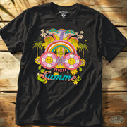 Hello Summer Tee Black / S - by Side Eye Supply - Surf Beach Life Apparel