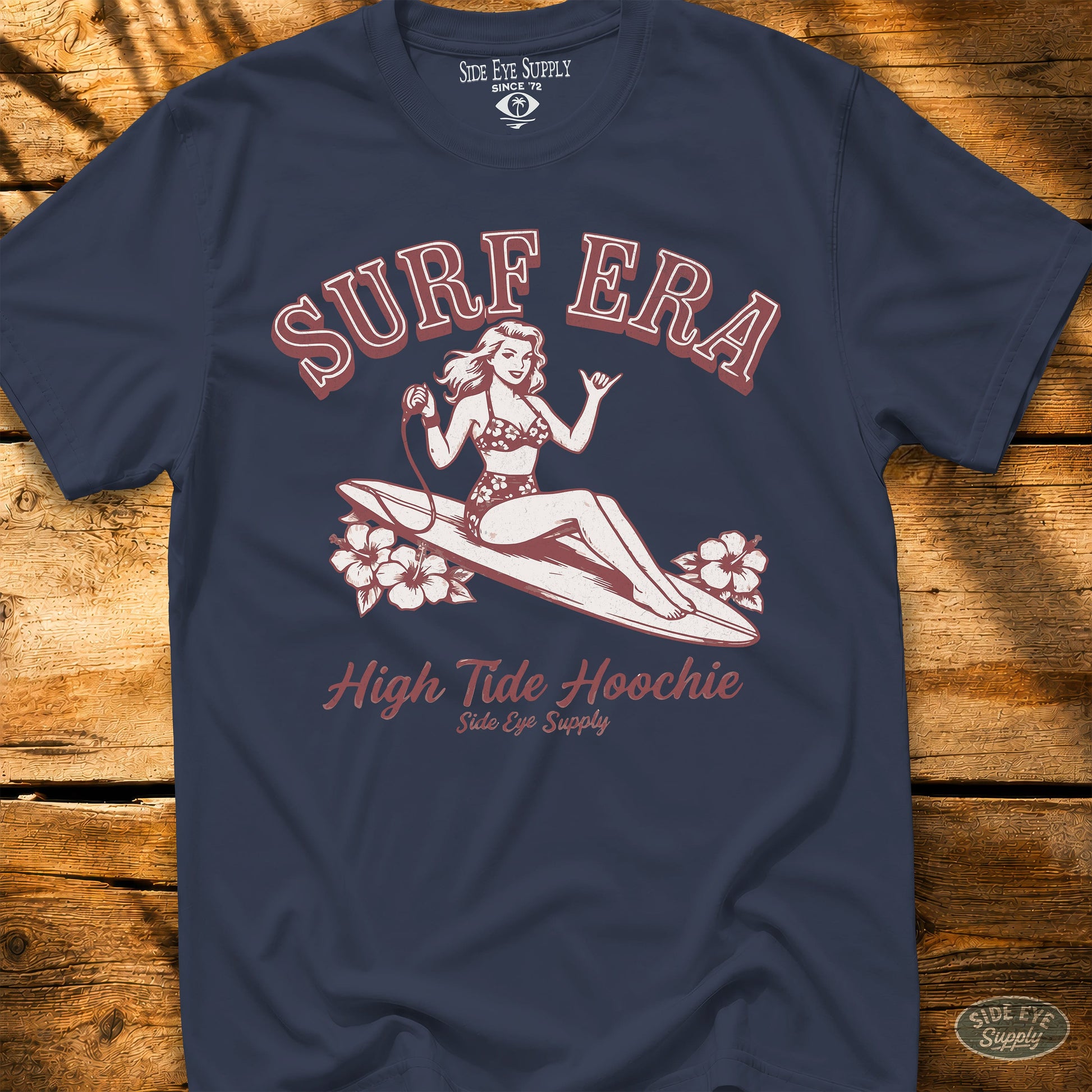 High Tide Hoochie Tee Navy / S - by Side Eye Supply - Surf Beach Life Apparel