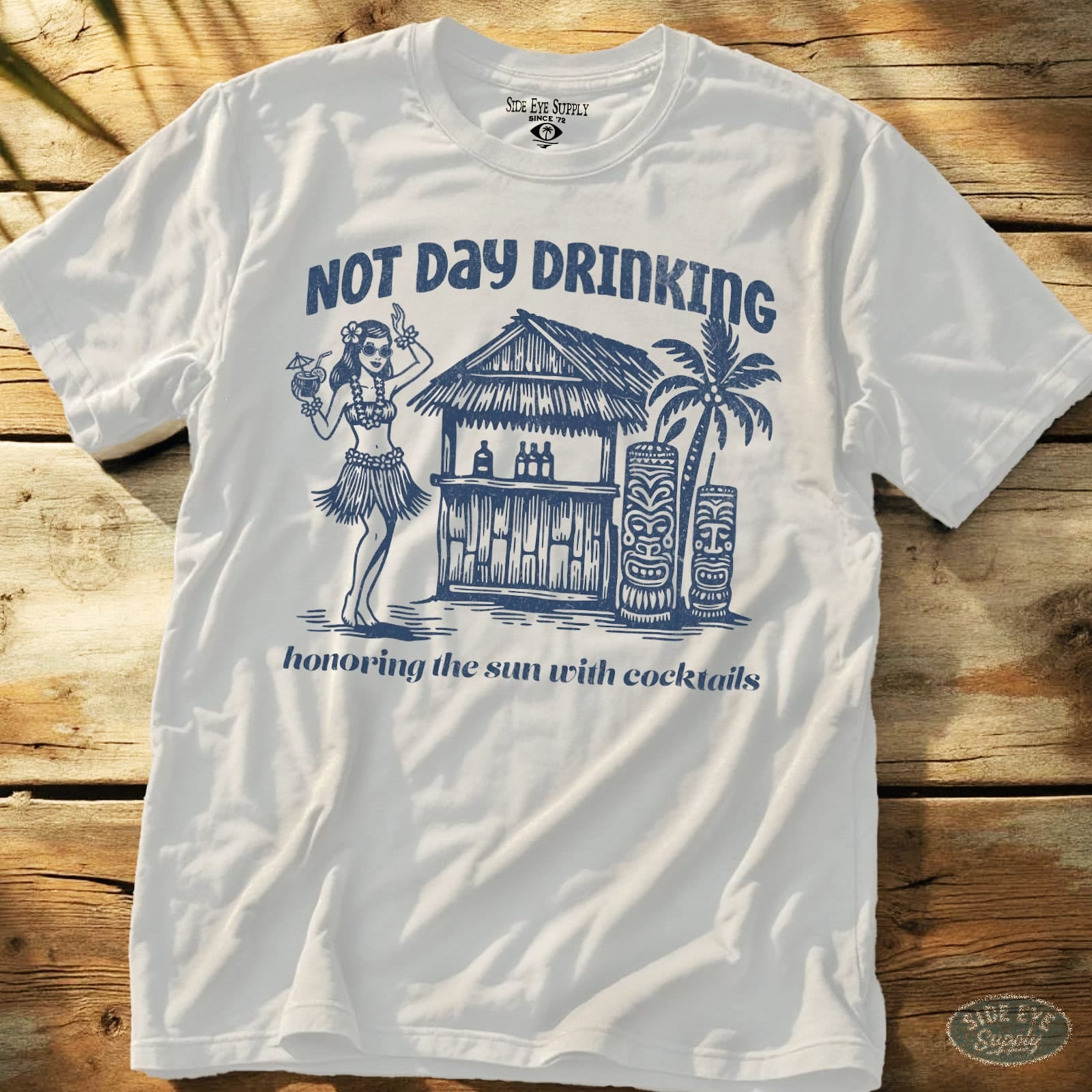 Honor The Sun Tee White / S - by Side Eye Supply - Surf Beach Life Apparel