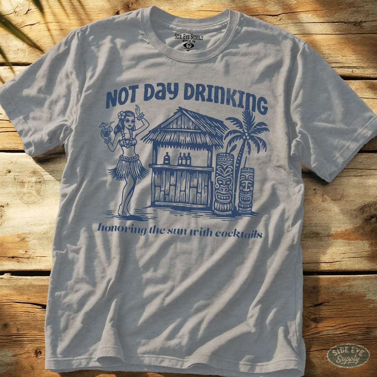 Honor The Sun Tee Sport Grey / S - by Side Eye Supply - Surf Beach Life Apparel