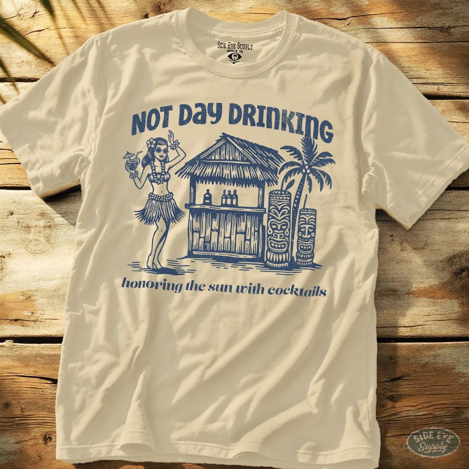 Honor The Sun Tee Natural / S - by Side Eye Supply - Surf Beach Life Apparel