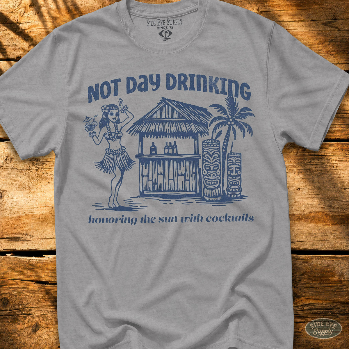 Honor The Sun Tee Sport Grey / S - by Side Eye Supply - Surf Beach Life Apparel