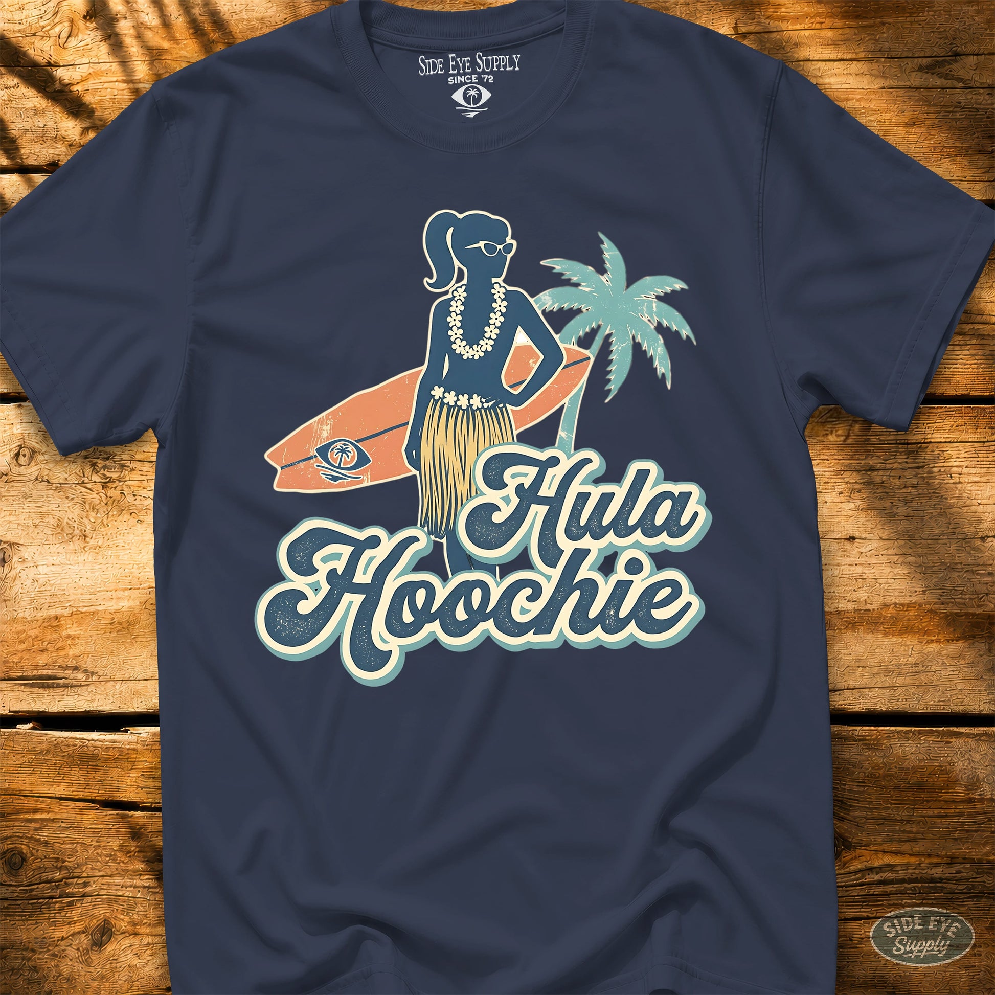 Hula Hoochie Tee Navy / S - by Side Eye Supply - Surf Beach Life Apparel