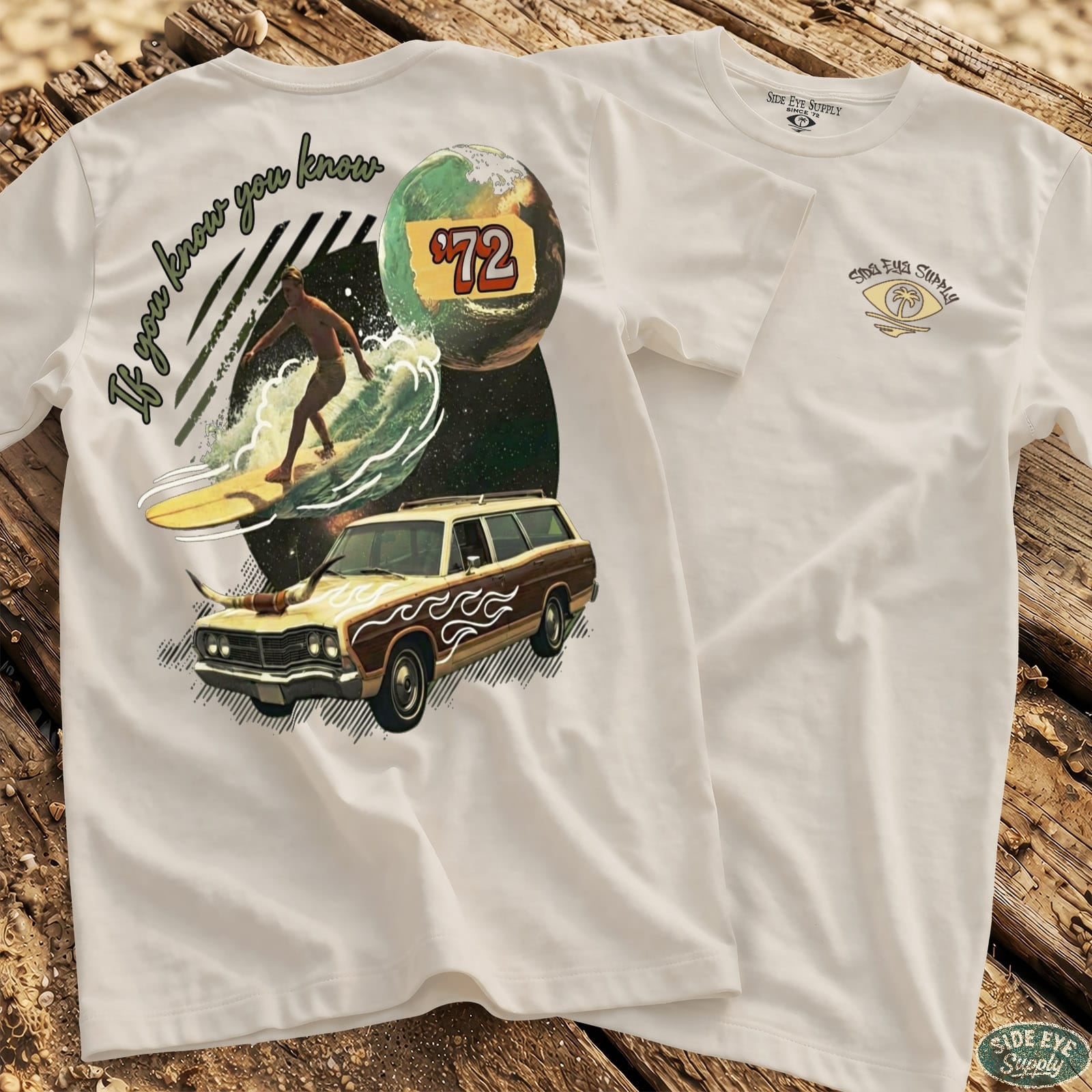 If You Know Tee White / S - by Side Eye Supply - Surf Beach Life Apparel