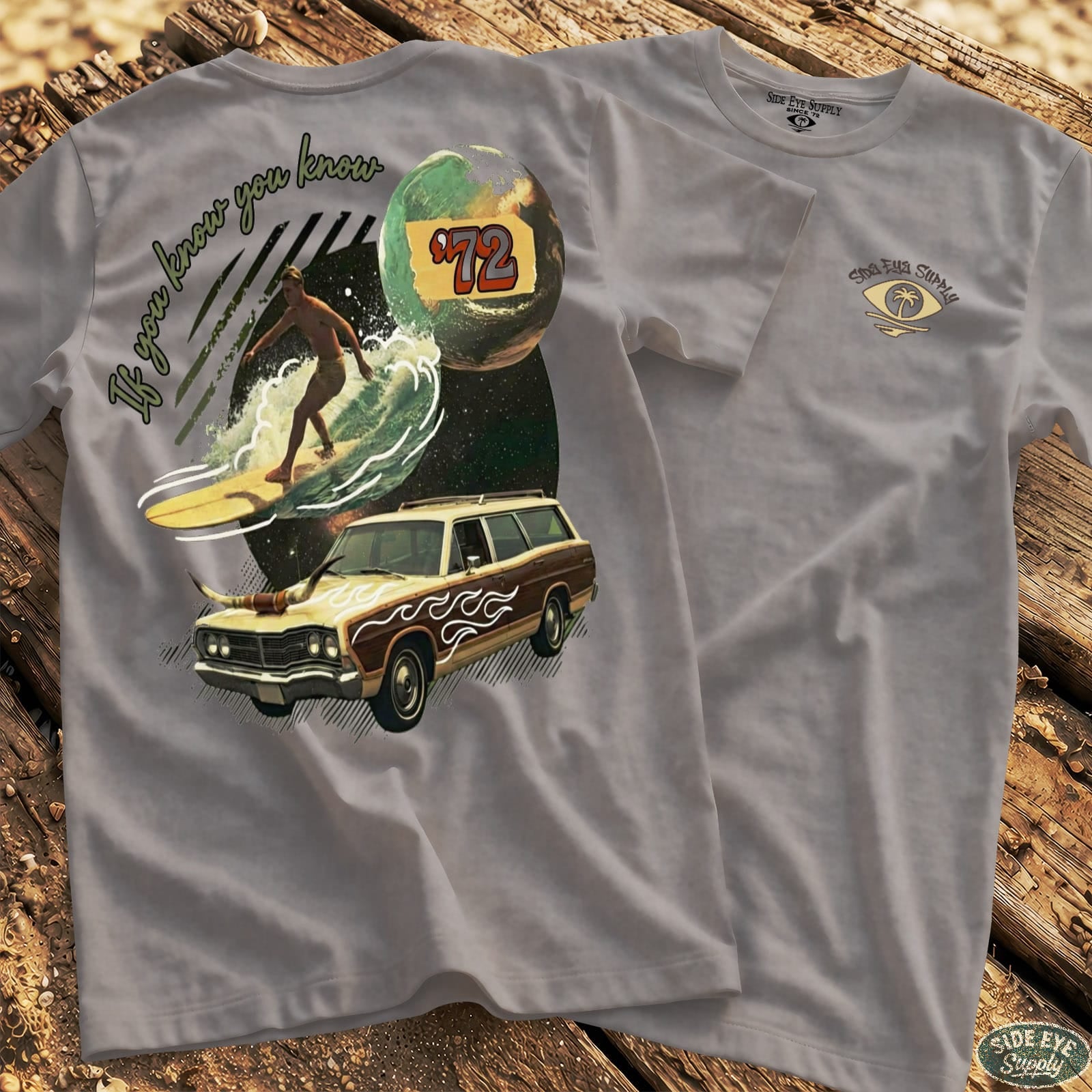 If You Know Tee Sport Grey / S - by Side Eye Supply - Surf Beach Life Apparel