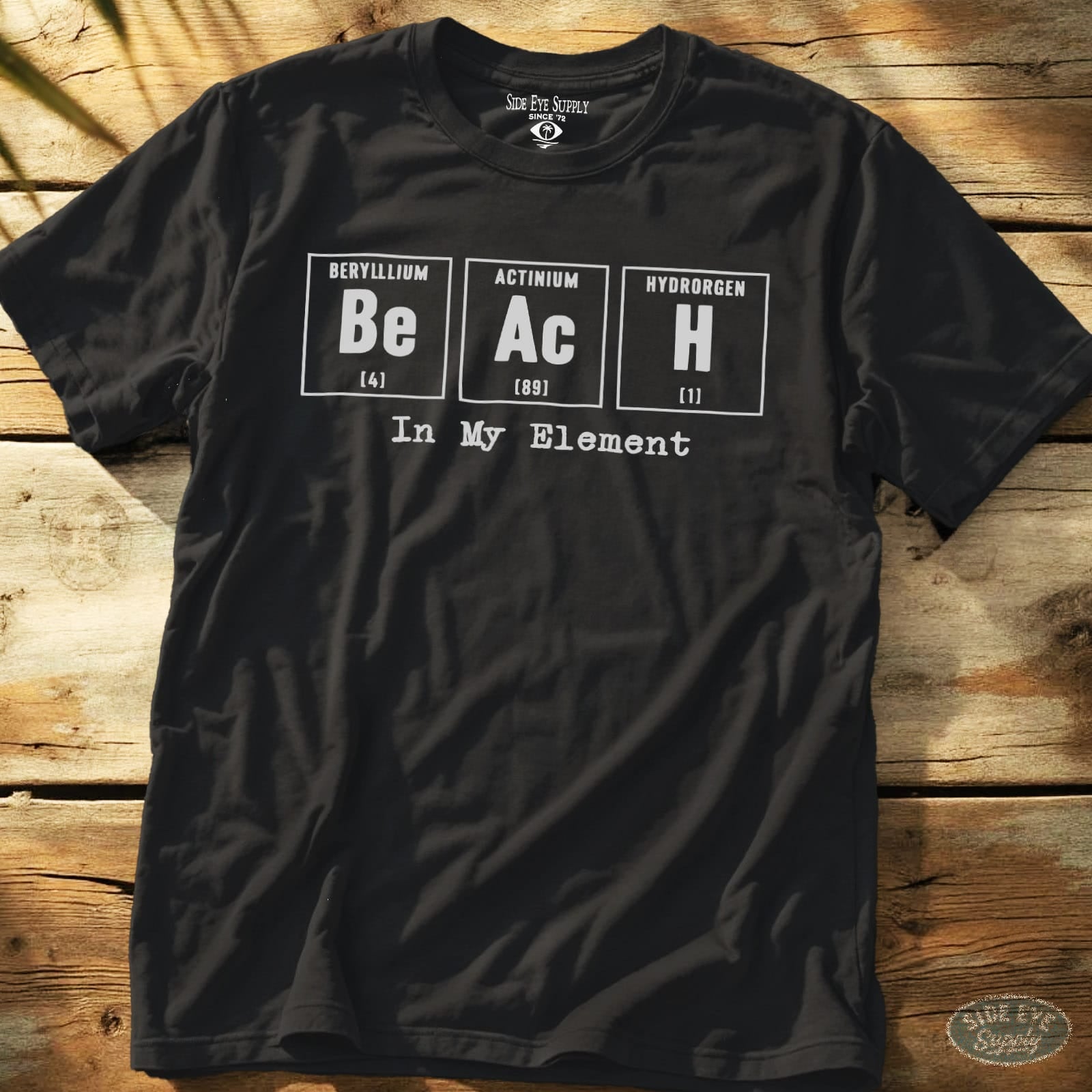 In My Element Tee Black / S - by Side Eye Supply - Surf Beach Life Apparel