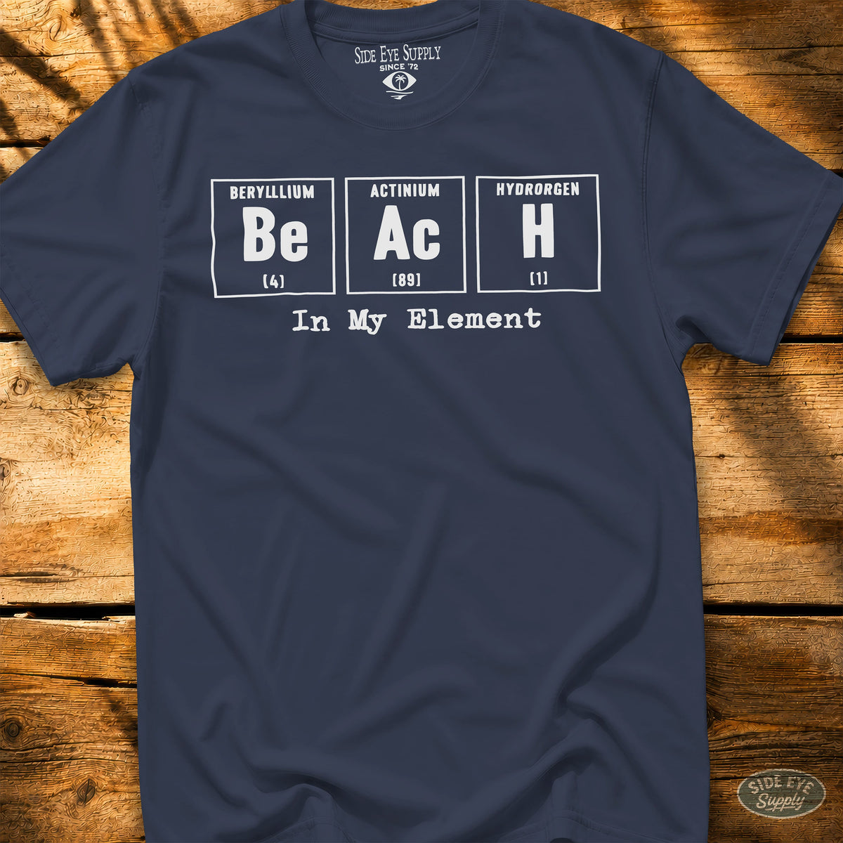 In My Element Tee Navy / S - by Side Eye Supply - Surf Beach Life Apparel