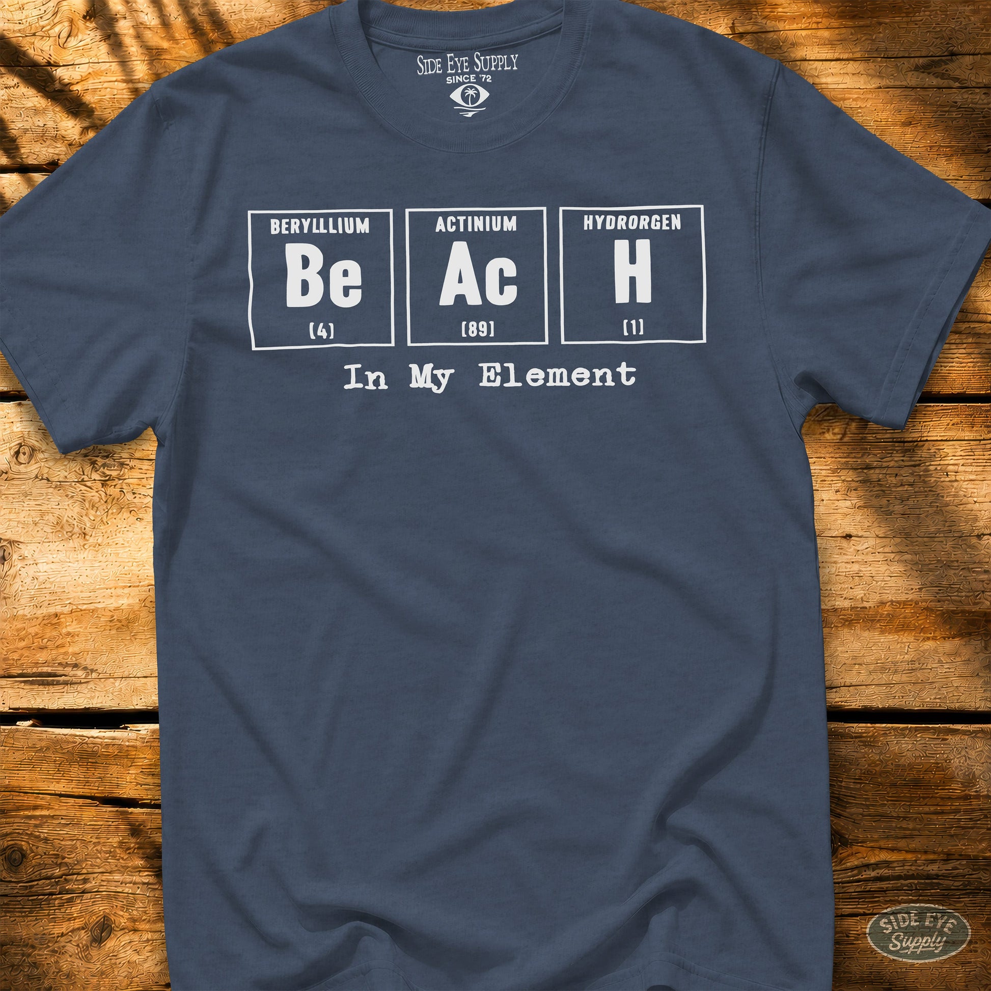 In My Element Tee Heather Indigo / S - by Side Eye Supply - Surf Beach Life Apparel