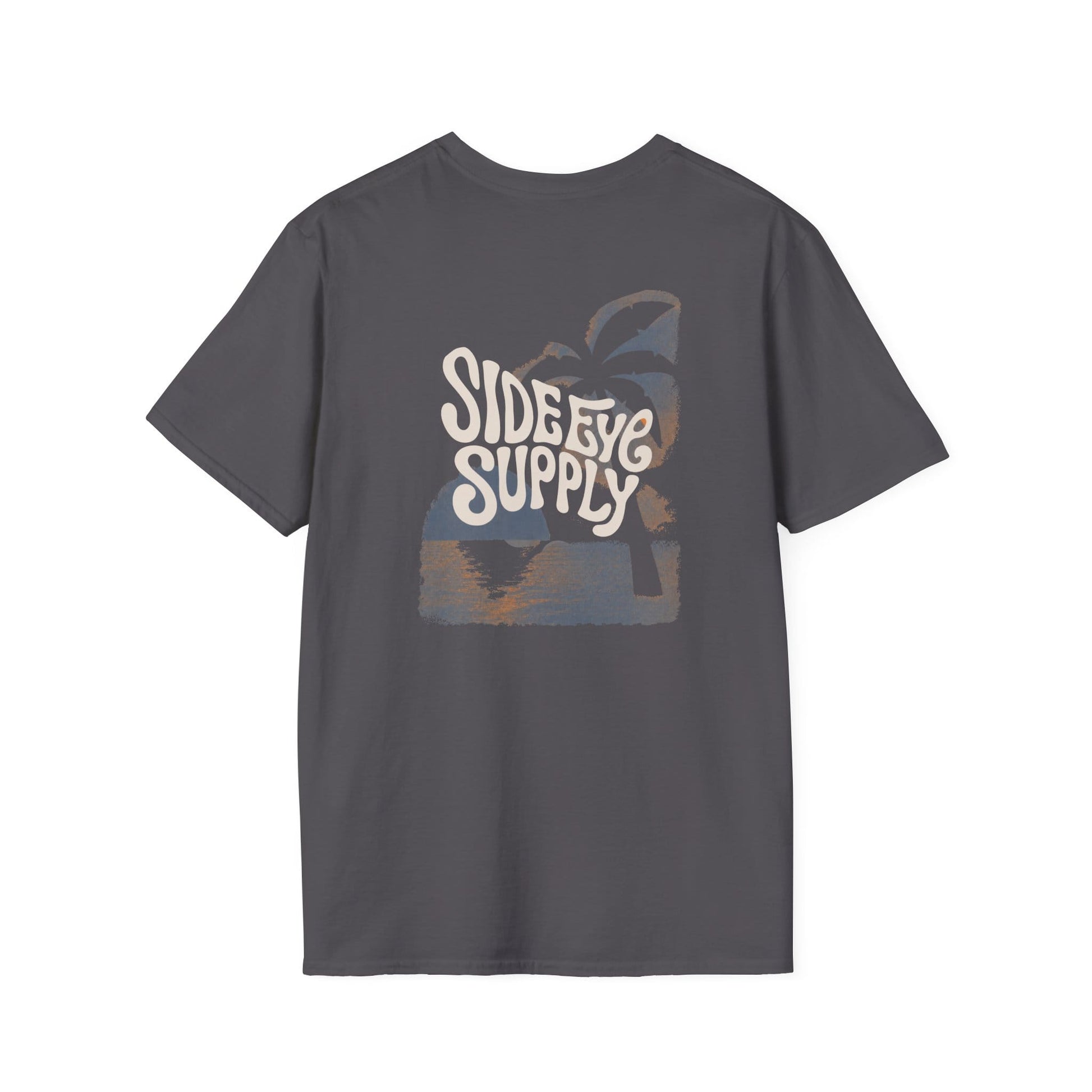Into The Fade Tee Charcoal / S - by Side Eye Supply - Surf Beach Life Apparel