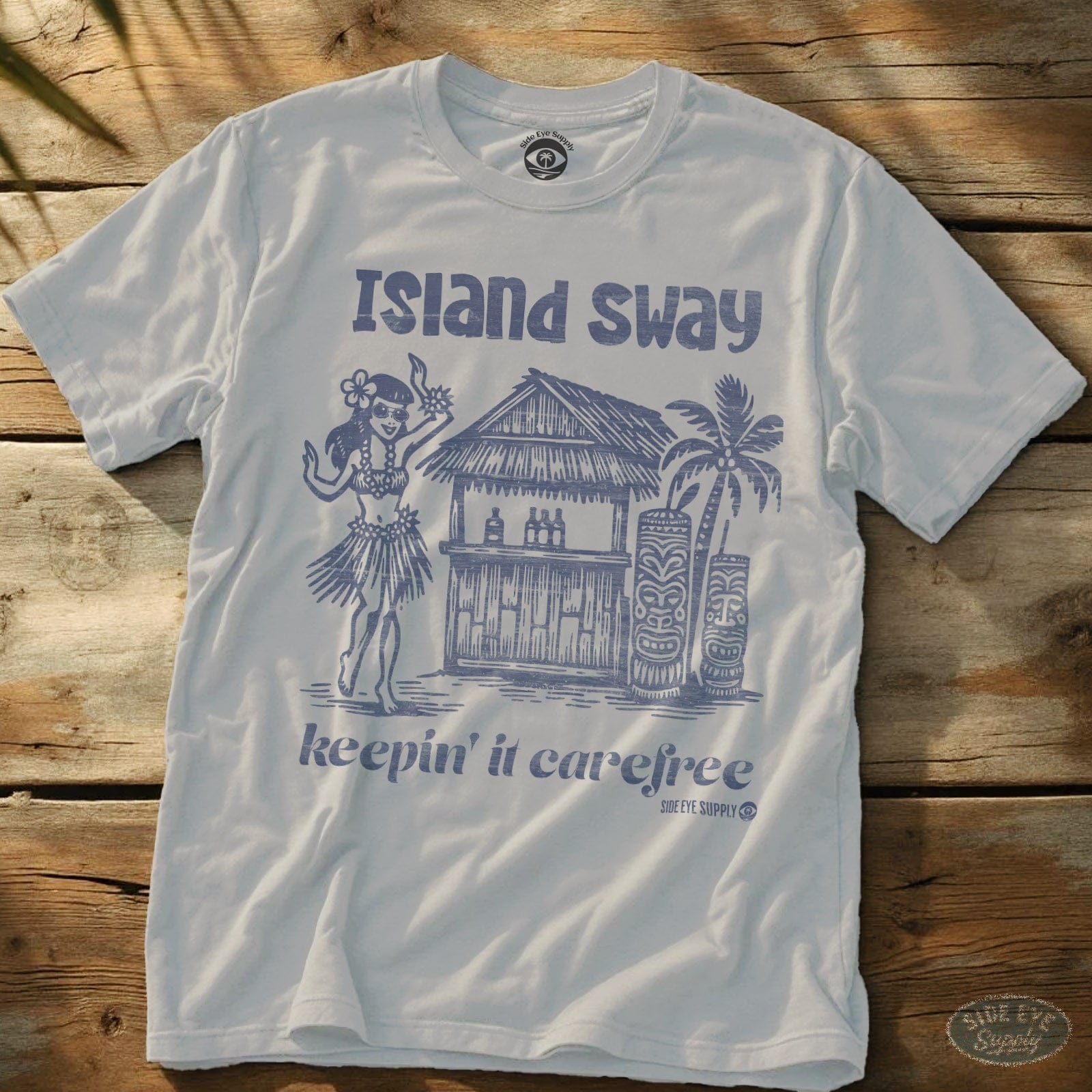 Island Sway T-Shirt White / S - by Side Eye Supply - Surf Beach Life Apparel