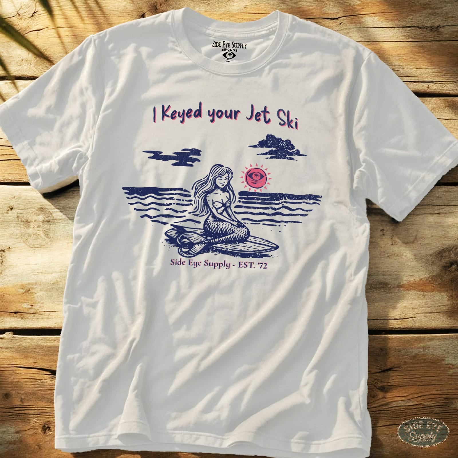 Jet Ski Tee White / S - by Side Eye Supply - Surf Beach Life Apparel