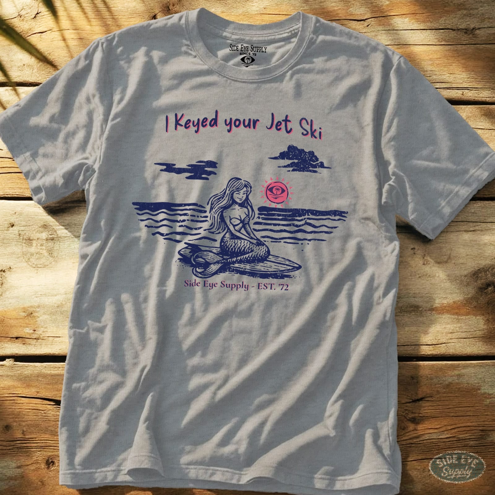 Jet Ski Tee Sport Grey / S - by Side Eye Supply - Surf Beach Life Apparel