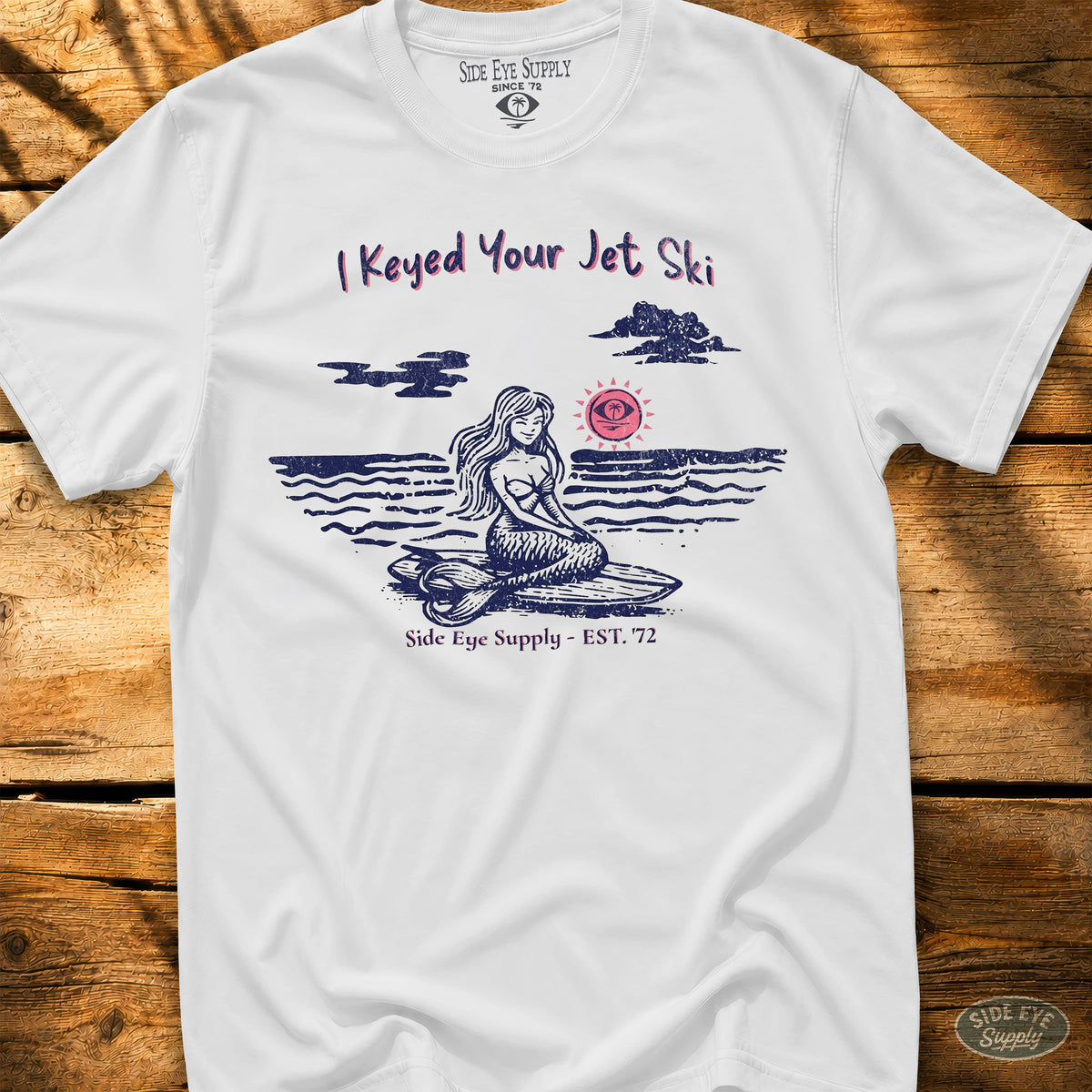 Jet Ski Tee White / S - by Side Eye Supply - Surf Beach Life Apparel