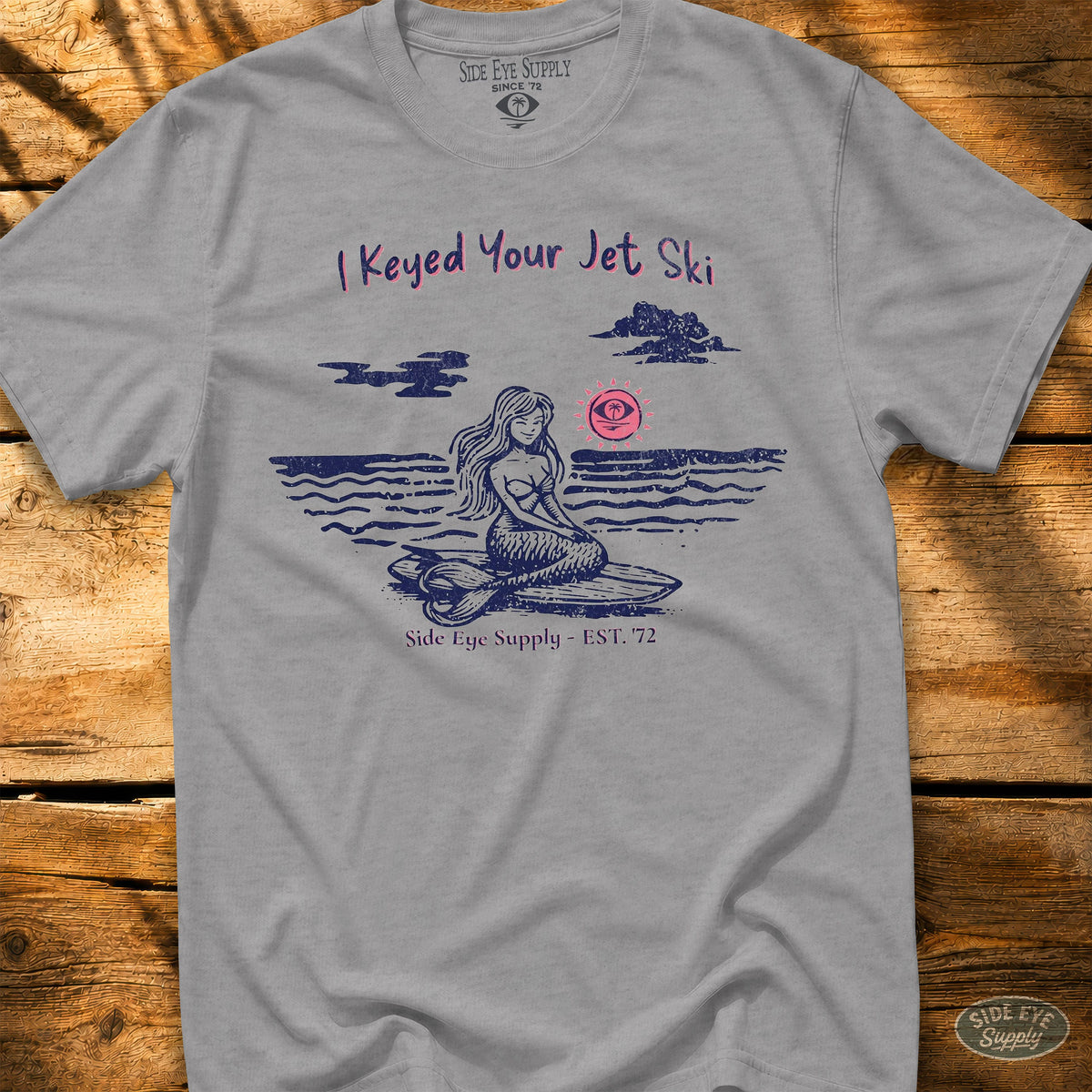 Jet Ski Tee Sport Grey / S - by Side Eye Supply - Surf Beach Life Apparel