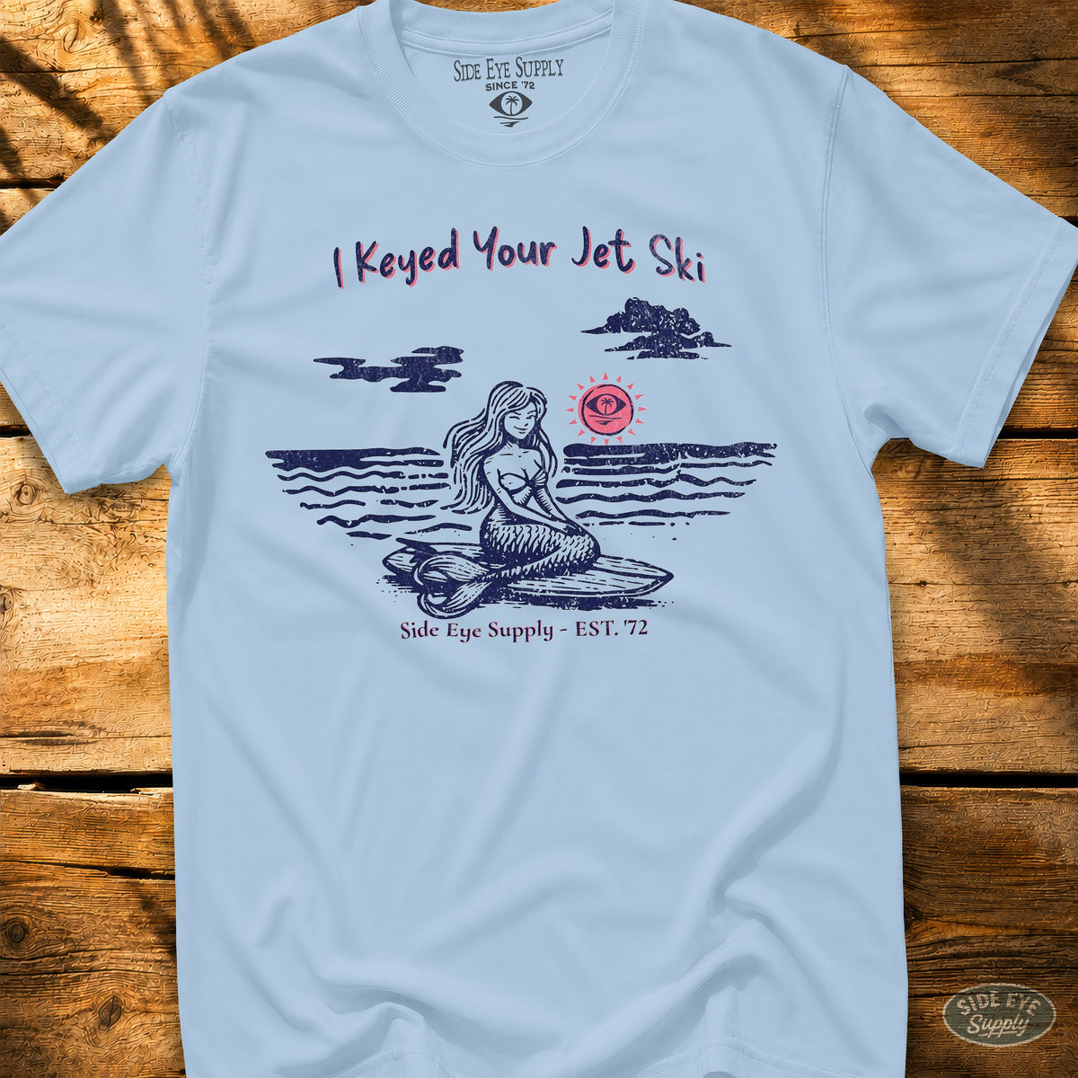 Jet Ski Tee Light Blue / S - by Side Eye Supply - Surf Beach Life Apparel