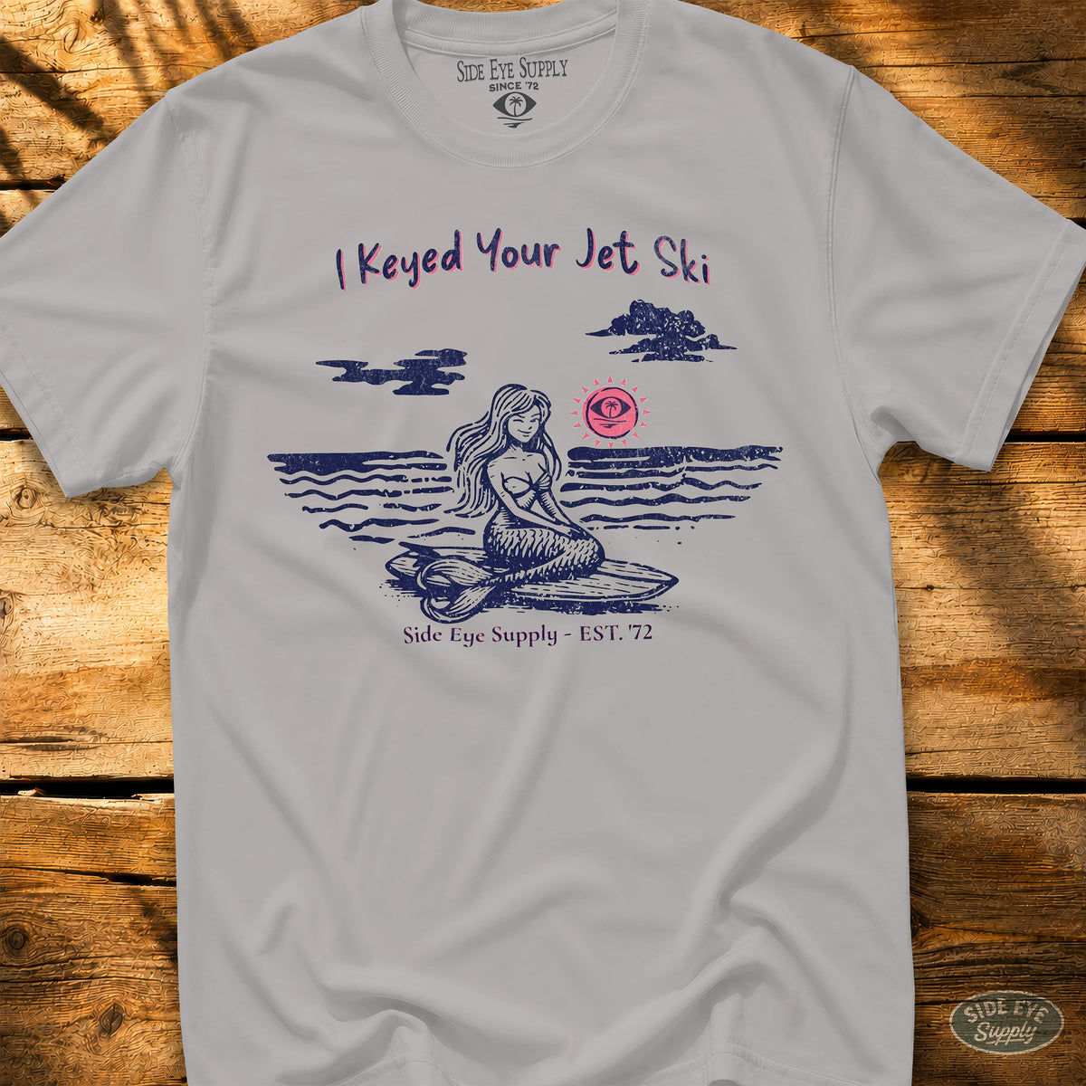 Jet Ski Tee Ice Grey / S - by Side Eye Supply - Surf Beach Life Apparel