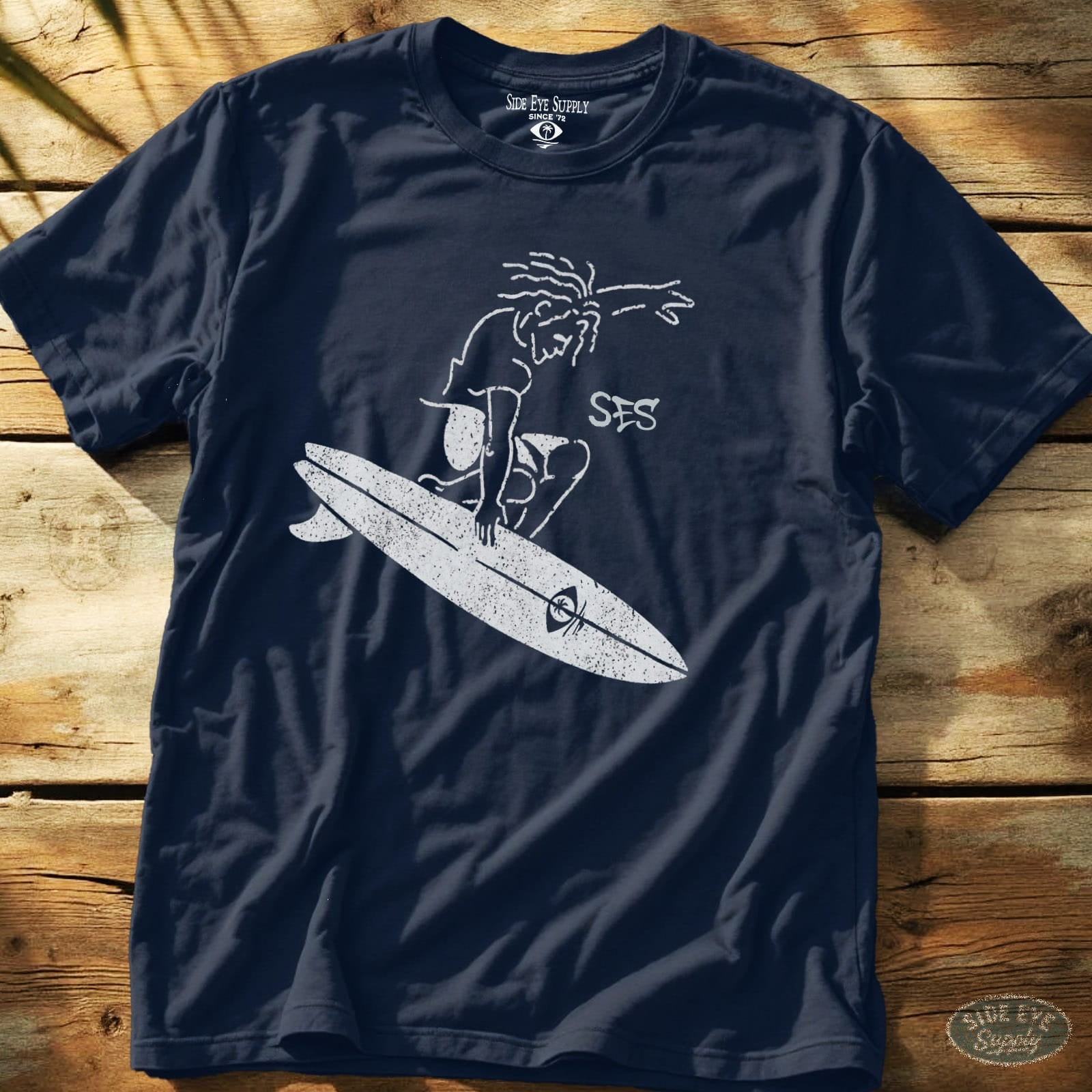 Joy Ride Tee Navy / S - by Side Eye Supply - Surf Beach Life Apparel