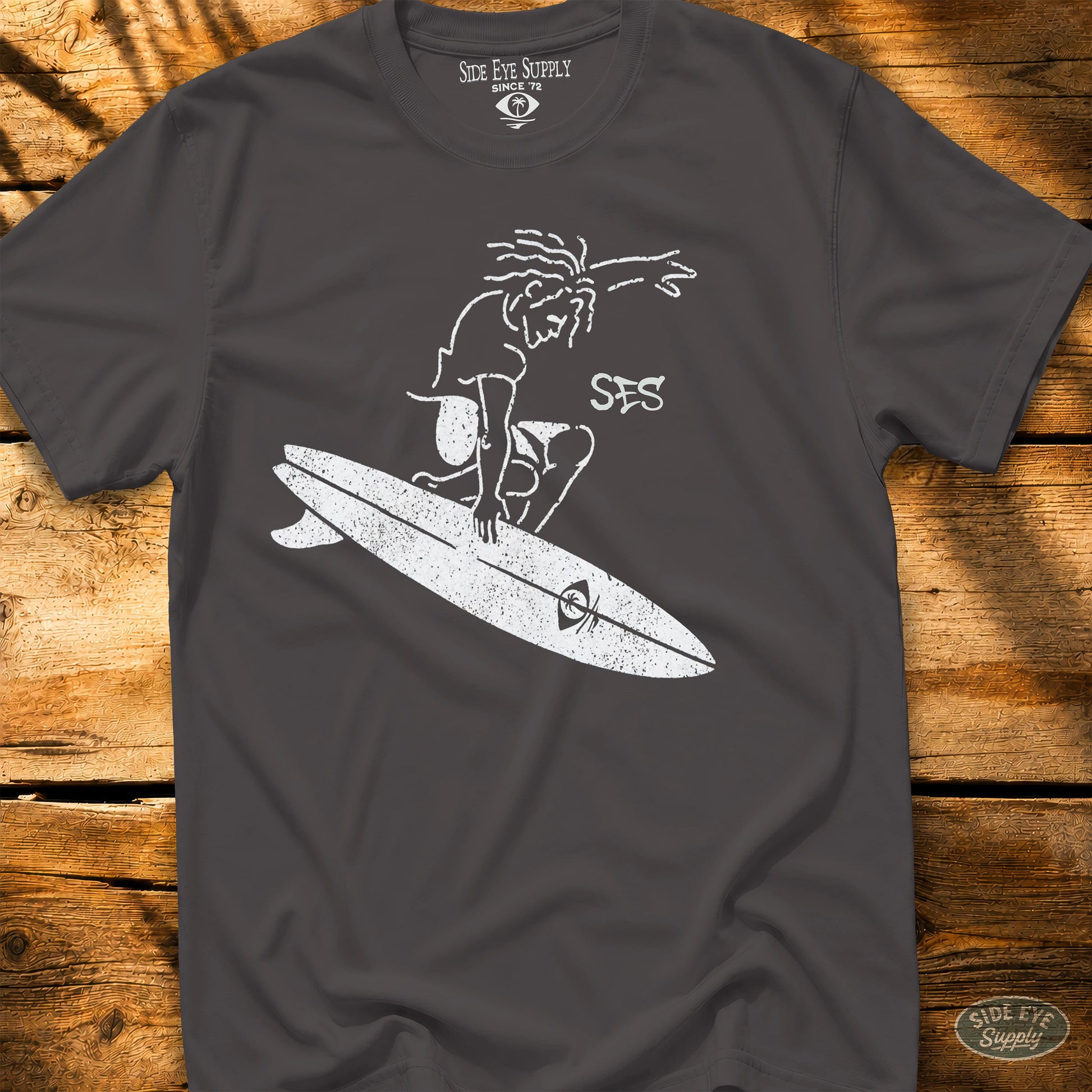 Joy Ride Tee Charcoal / S - by Side Eye Supply - Surf Beach Life Apparel