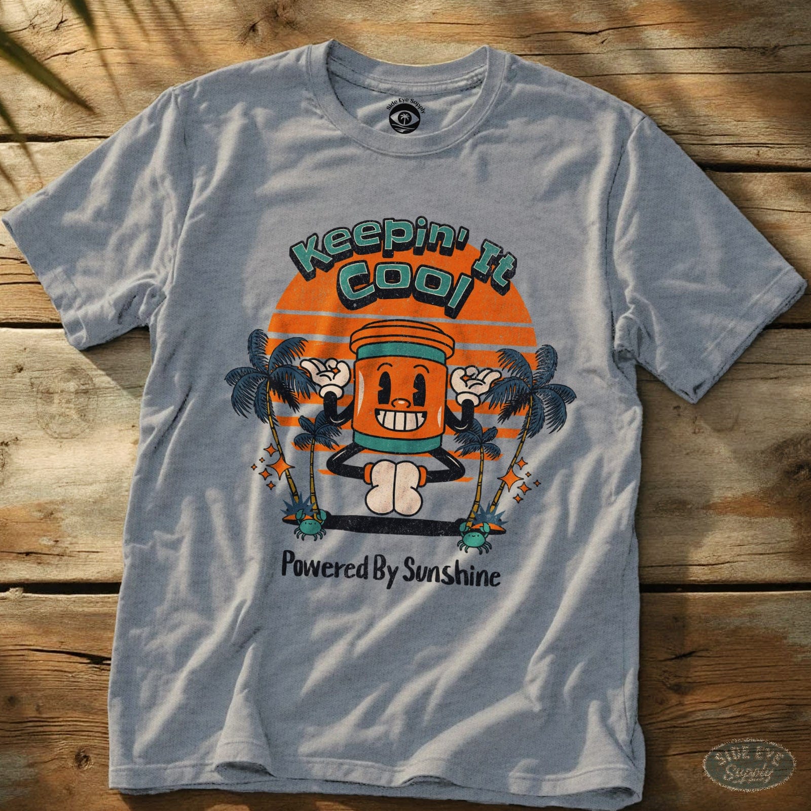 Keepin' It Cool Tee Sport Grey / S - by Side Eye Supply - Surf Beach Life Apparel