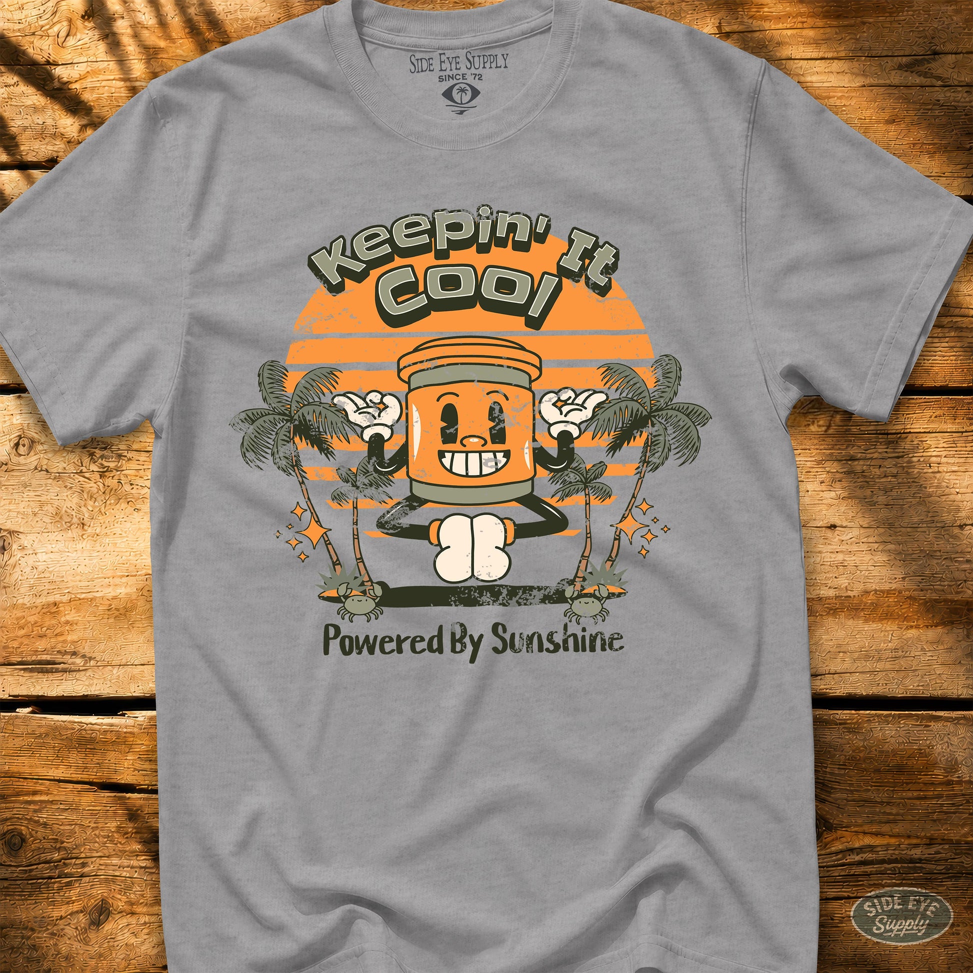 Keepin' It Cool Tee Sport Grey / S - by Side Eye Supply - Surf Beach Life Apparel