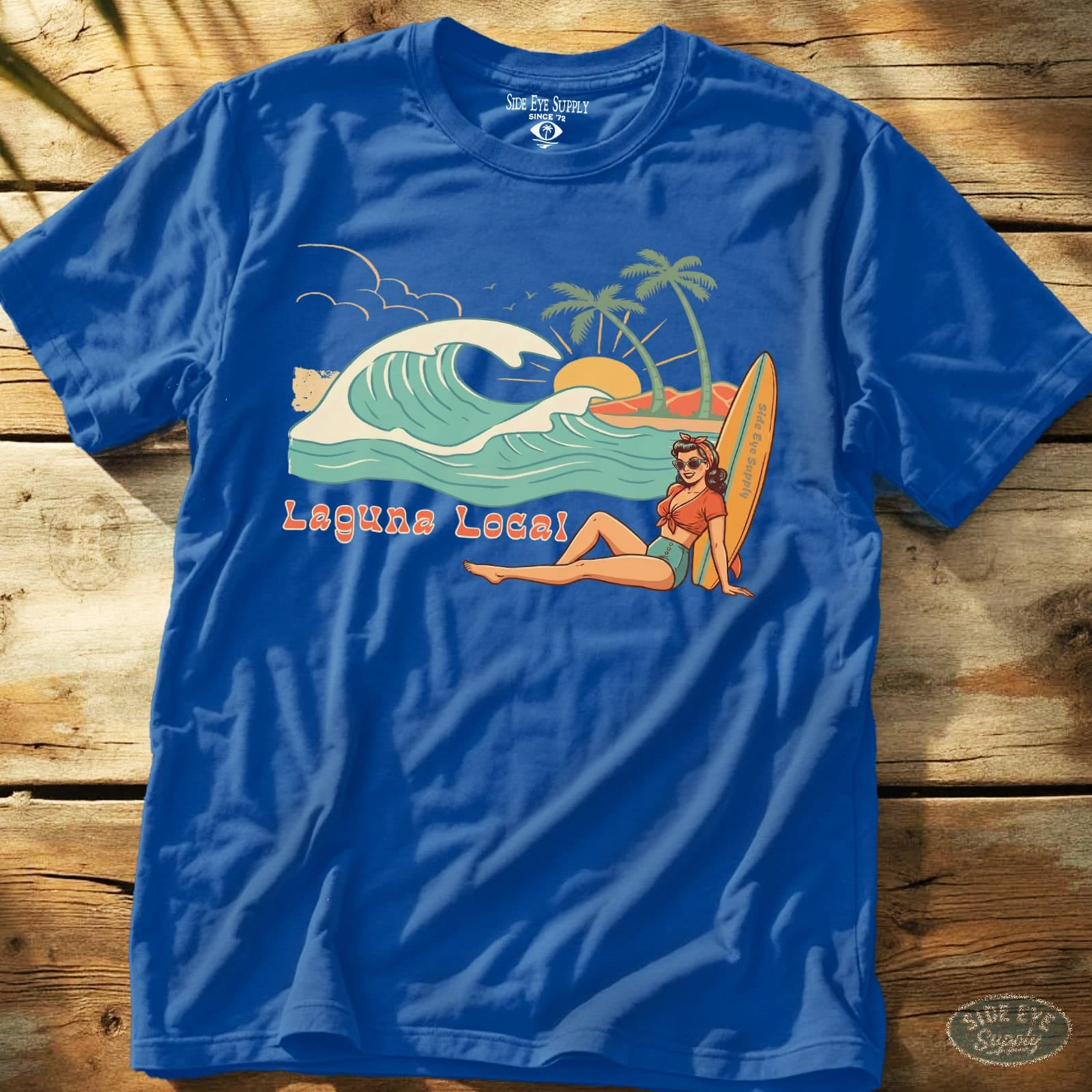 Laguna Local Tee Royal / S - by Side Eye Supply - Surf Beach Life Apparel