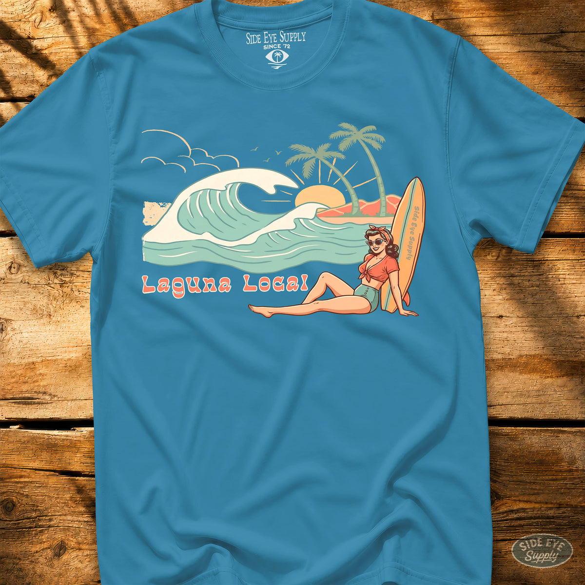 Laguna Local Tee Sapphire / S - by Side Eye Supply - Surf Beach Life Apparel