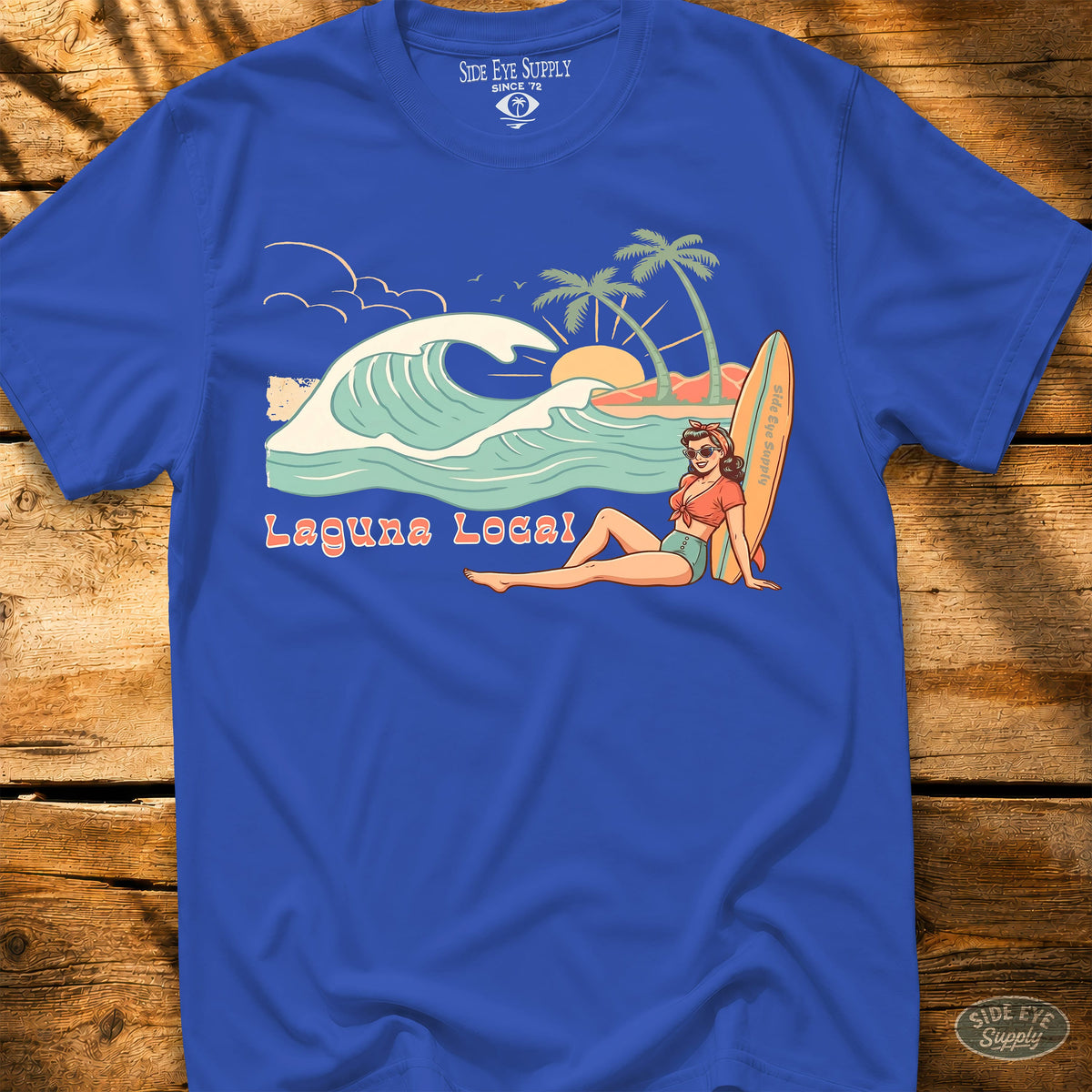Laguna Local Tee Royal / S - by Side Eye Supply - Surf Beach Life Apparel
