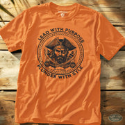 Lead With Purpose Tee Orange / S - by Side Eye Supply - Surf Beach Life Apparel