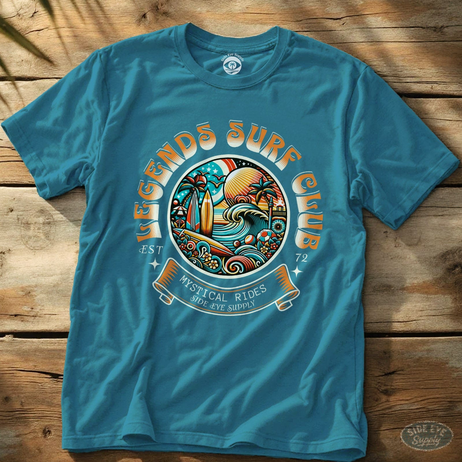 Legends Surf Club Tee Sapphire / S - by Side Eye Supply - Surf Beach Life Apparel