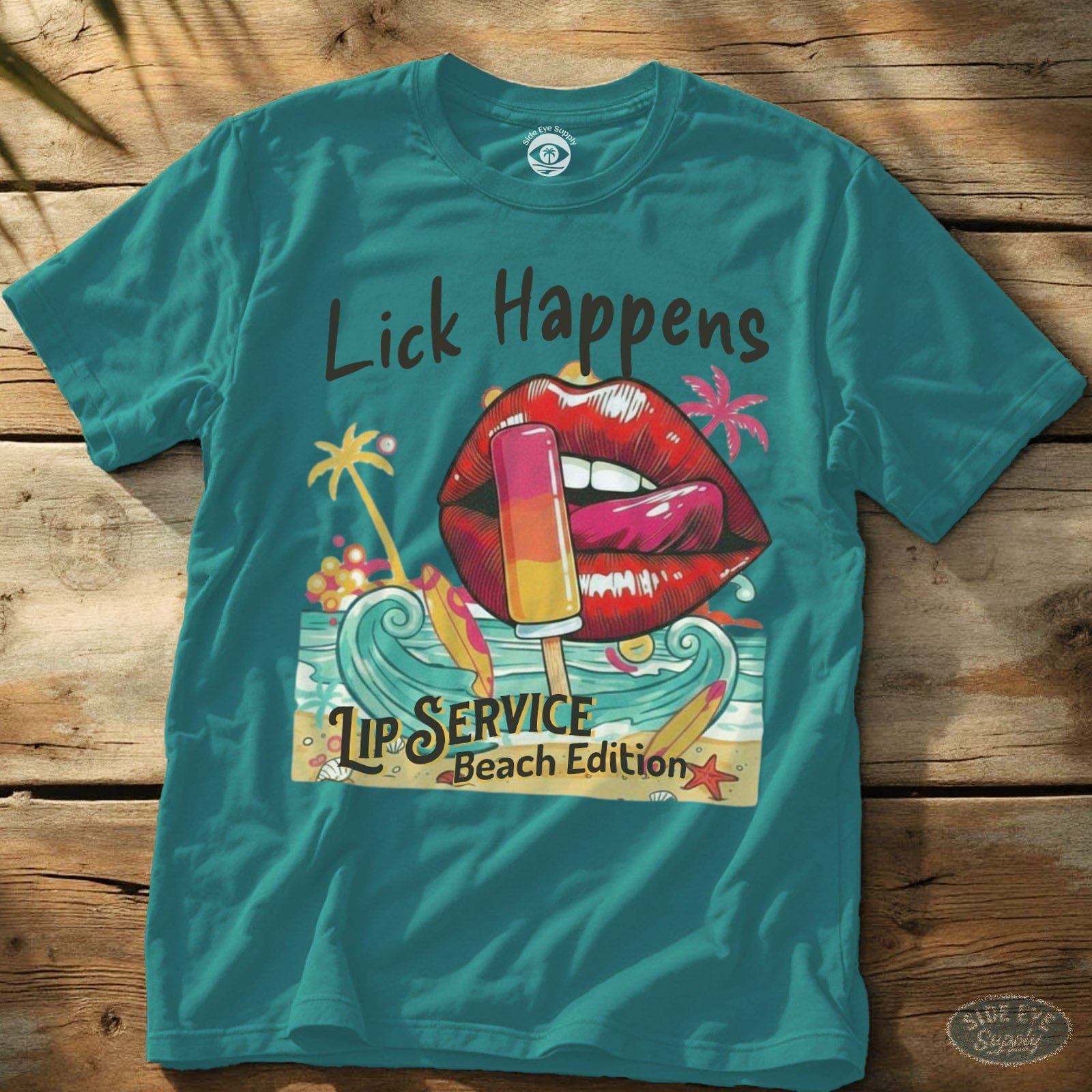 Lick Happens Tropical Blue / S - by Side Eye Supply - Surf Beach Life Apparel