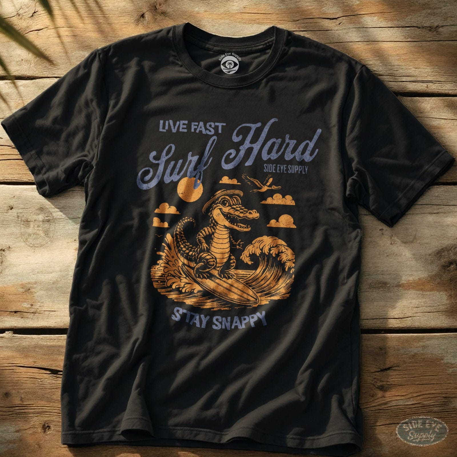 Live Fast Tee Black / S - by Side Eye Supply - Surf Beach Life Apparel