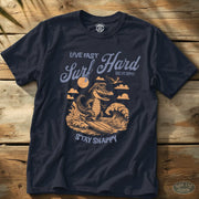 Live Fast Tee Navy / S - by Side Eye Supply - Surf Beach Life Apparel