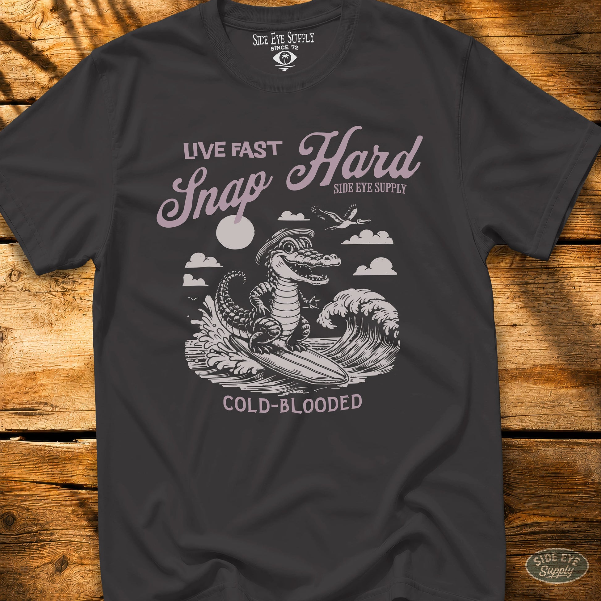 Live Fast Tee Black / S - by Side Eye Supply - Surf Beach Life Apparel
