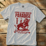 Living La Vida Vampire Tee White / S - by Side Eye Supply - Surf Beach Life Apparel
