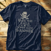 Lower Standards Tee Navy / S - by Side Eye Supply - Surf Beach Life Apparel