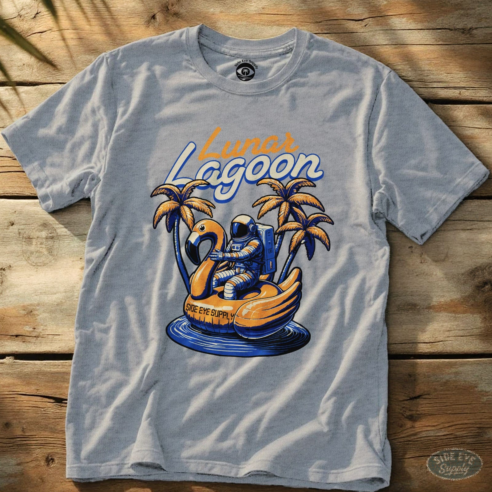 Lunar Lagoon Tee Sport Grey / S - by Side Eye Supply - Surf Beach Life Apparel