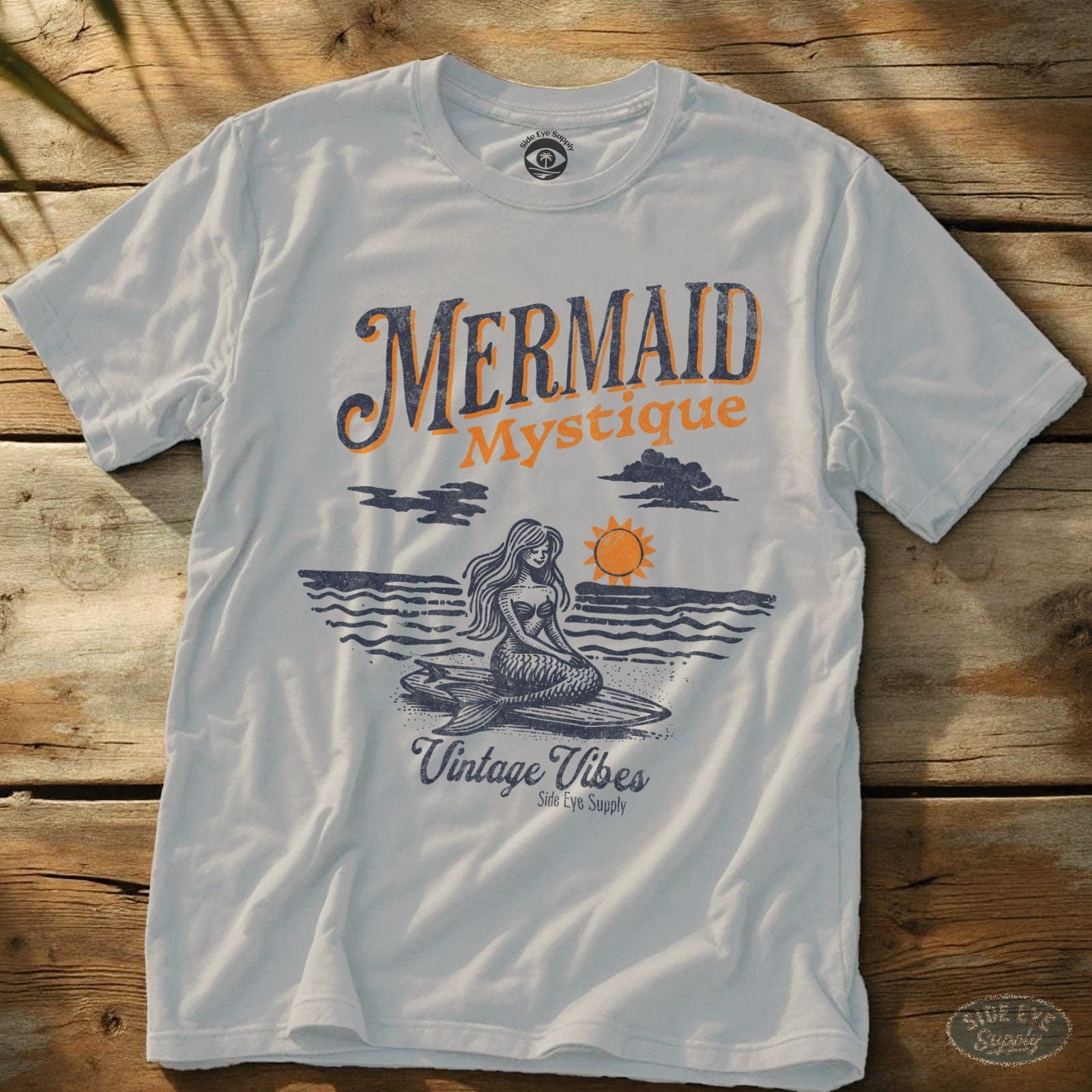 Mermaid Mystique Tee White / S - by Side Eye Supply - Surf Beach Life Apparel