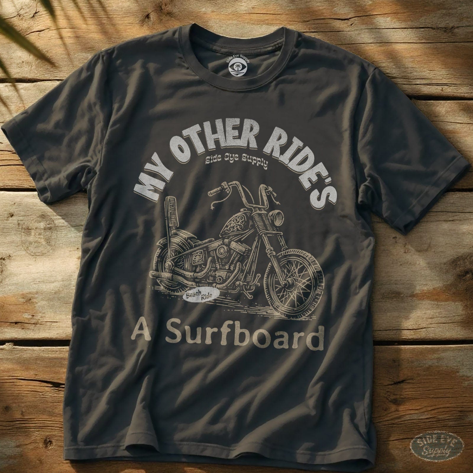 My Other Ride Tee Charcoal / S - by Side Eye Supply - Surf Beach Life Apparel