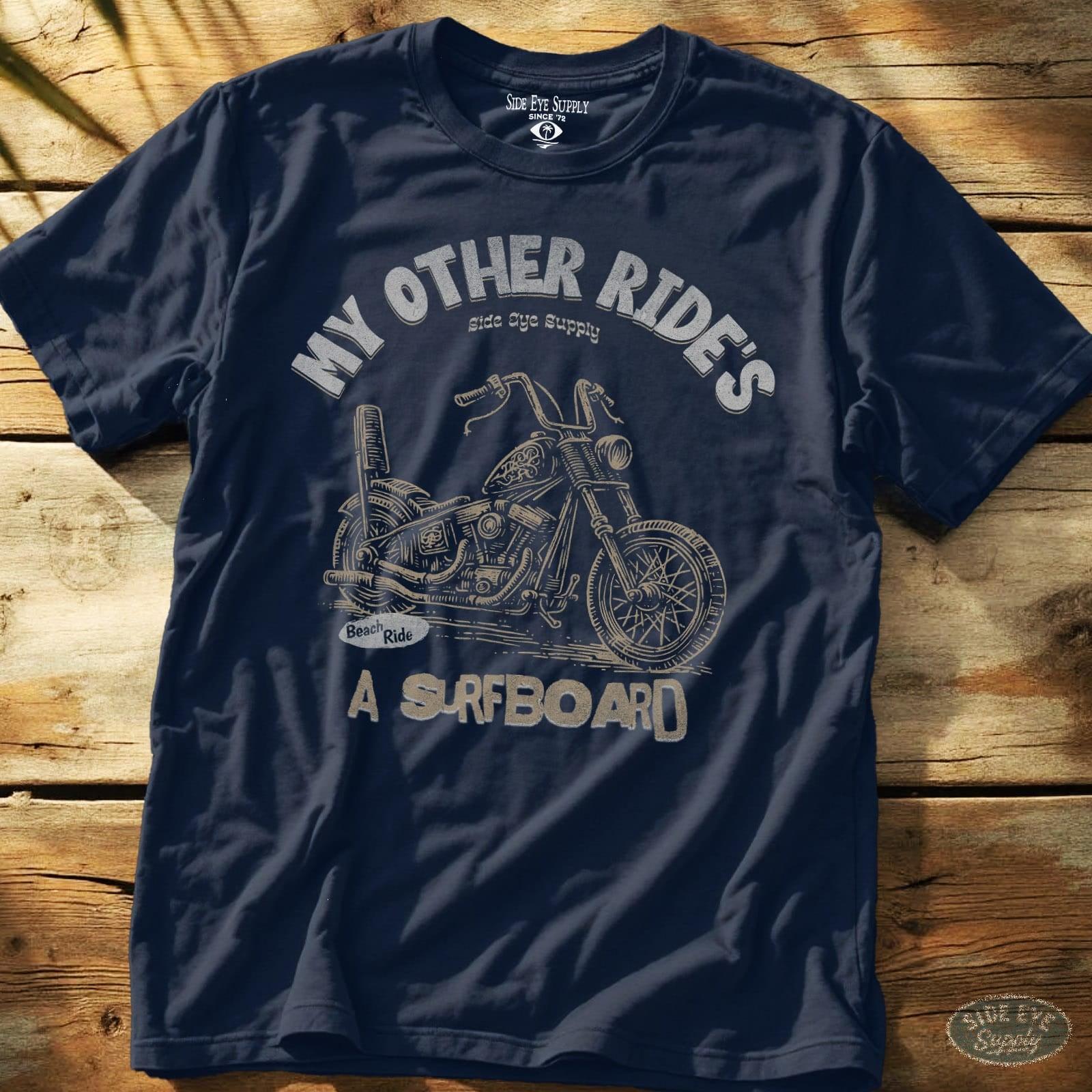My Other Ride Tee Navy / S - by Side Eye Supply - Surf Beach Life Apparel