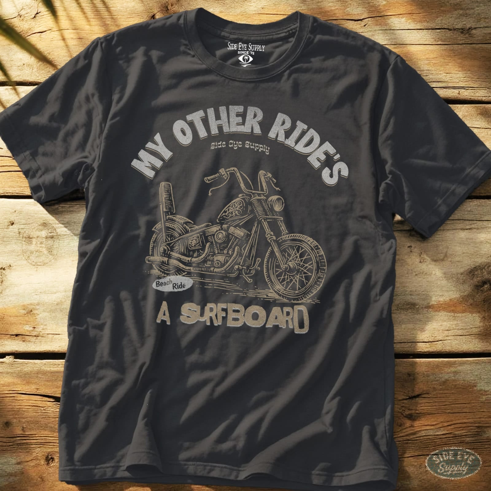My Other Ride Tee Charcoal / S - by Side Eye Supply - Surf Beach Life Apparel